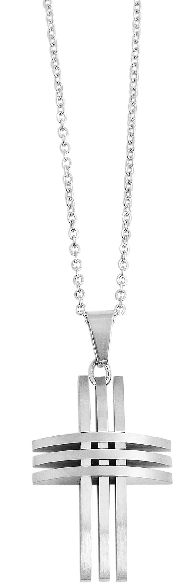 Adelia´s Kette ohne Anhänger »Unisex Halskette mit Anhänger ¿ Kreuz aus Edelstahl«