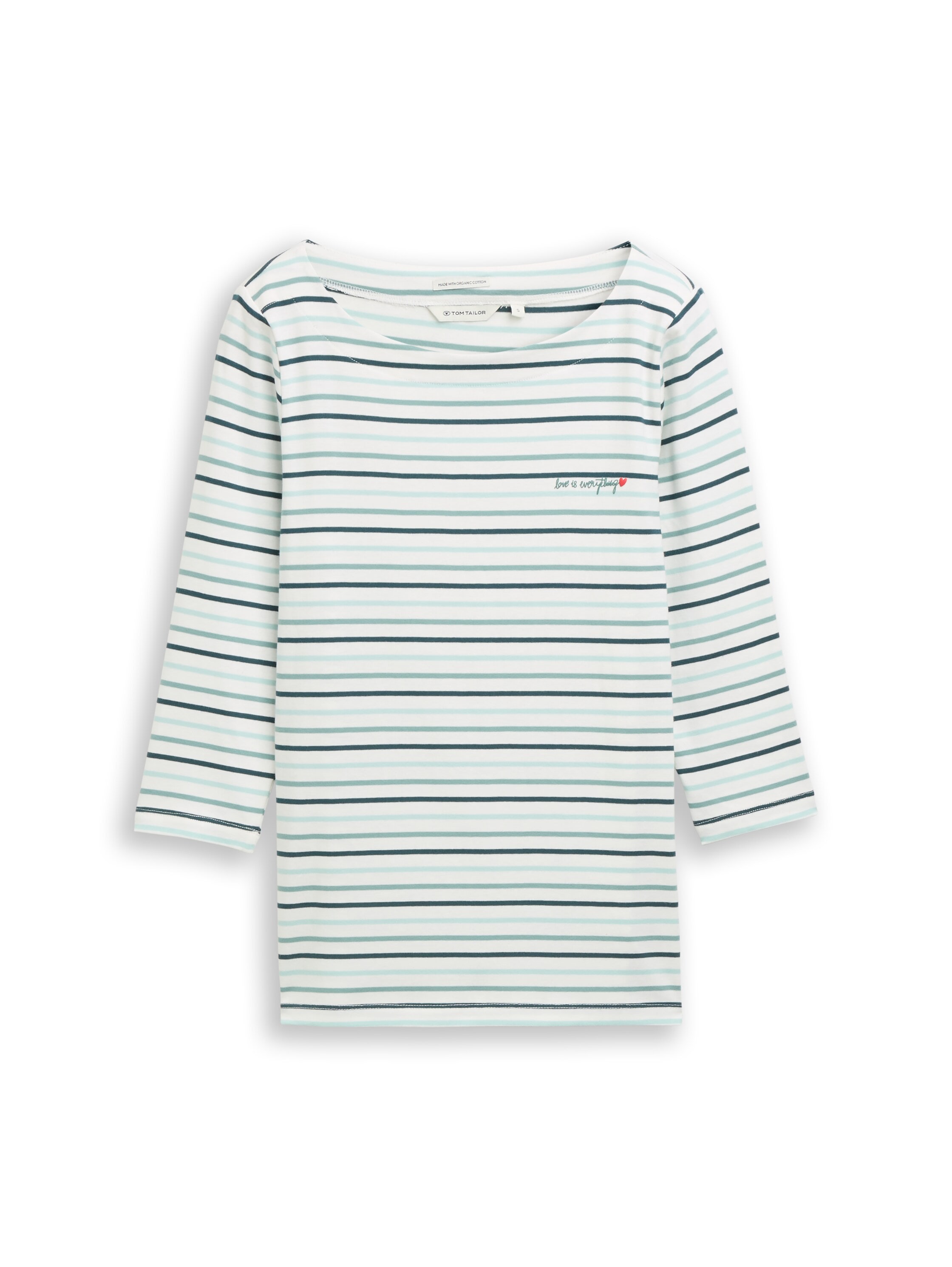 TOM TAILOR 3/4-Arm-Shirt im Streifen-Design