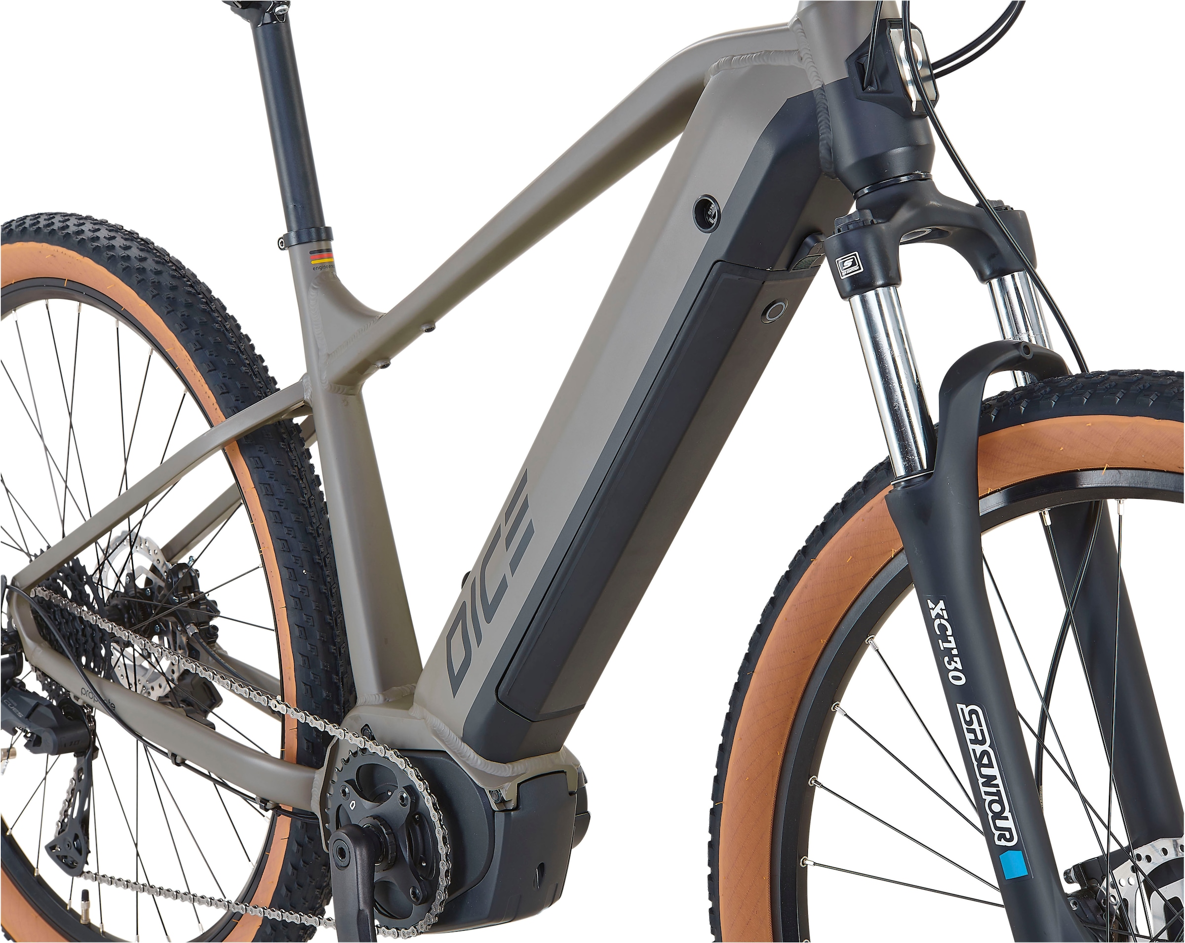 Prophete »Dice 3.0« 10 Gang Shimano Cues Schaltwerk Kettenschaltung Mittelmotor 250 W Pedelec, Elektrofahrrad für Damen und Herren, MTB
