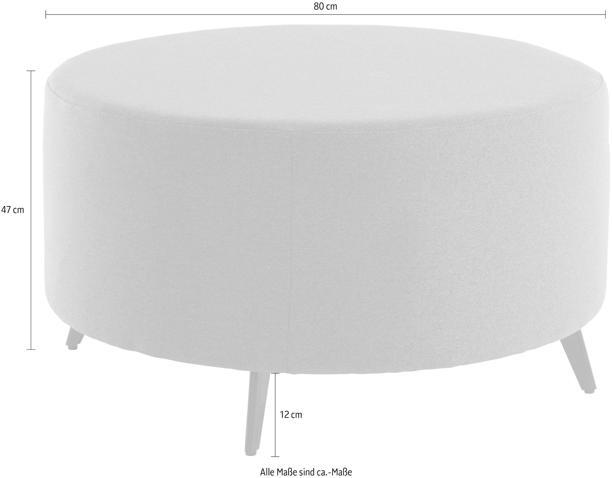 Home affaire Polsterhocker »Hulby« passend zur "Hulby"-Recamiere