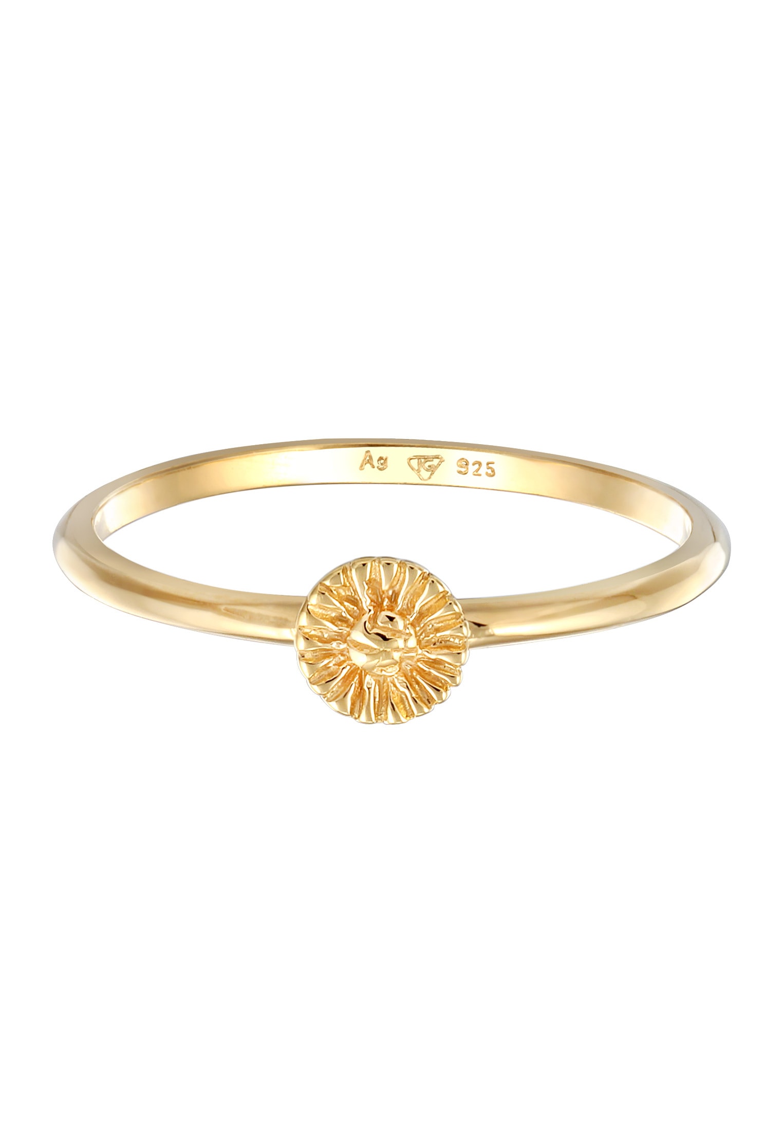 Elli Silberring »Ring Blüte Blume Flower Hippie 925 Silber«