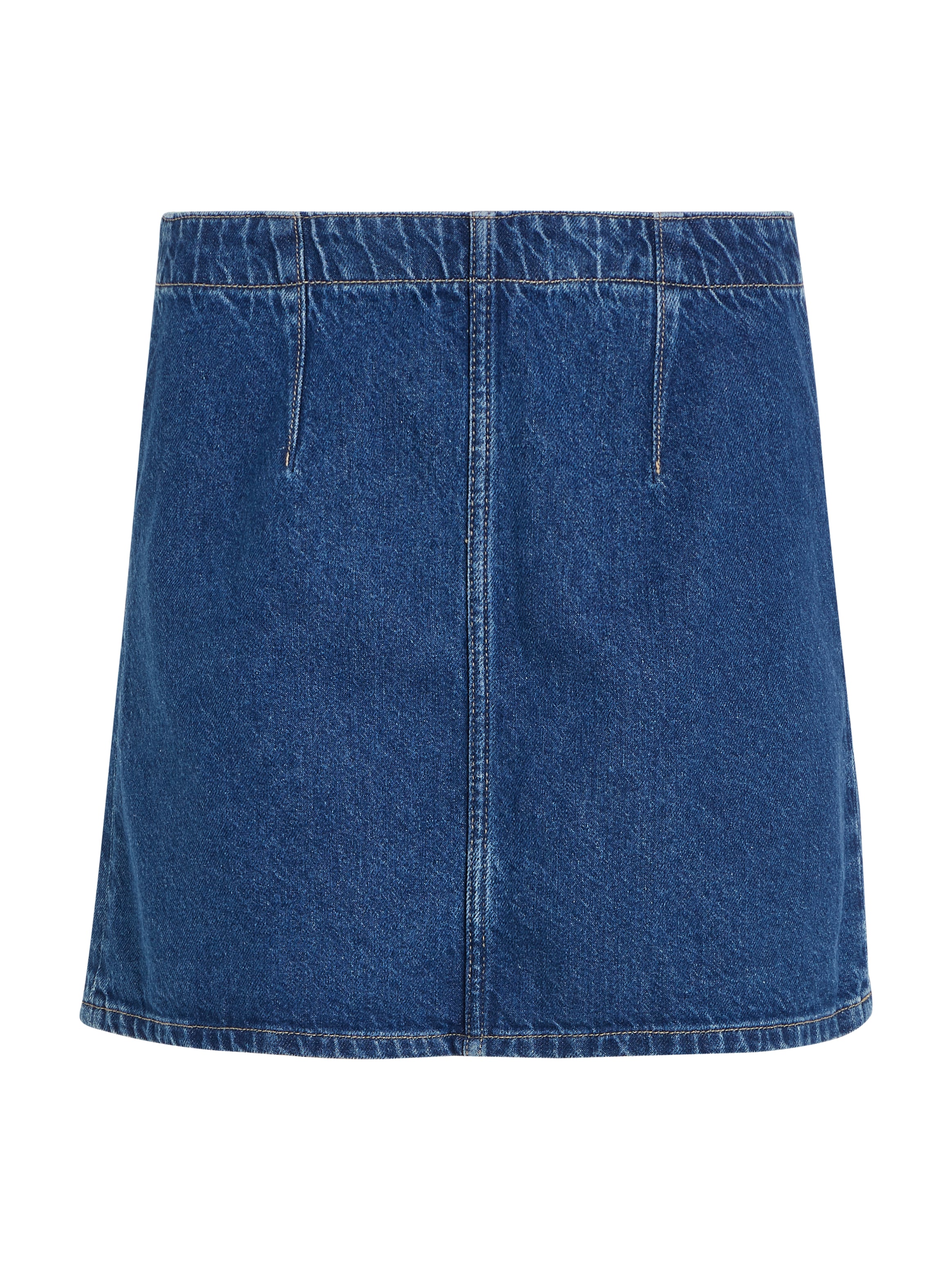 Calvin Klein Jeans A-Linien-Rock »MR A LINE DARTED MINI SKIRT«, mit Logomarkenlabel