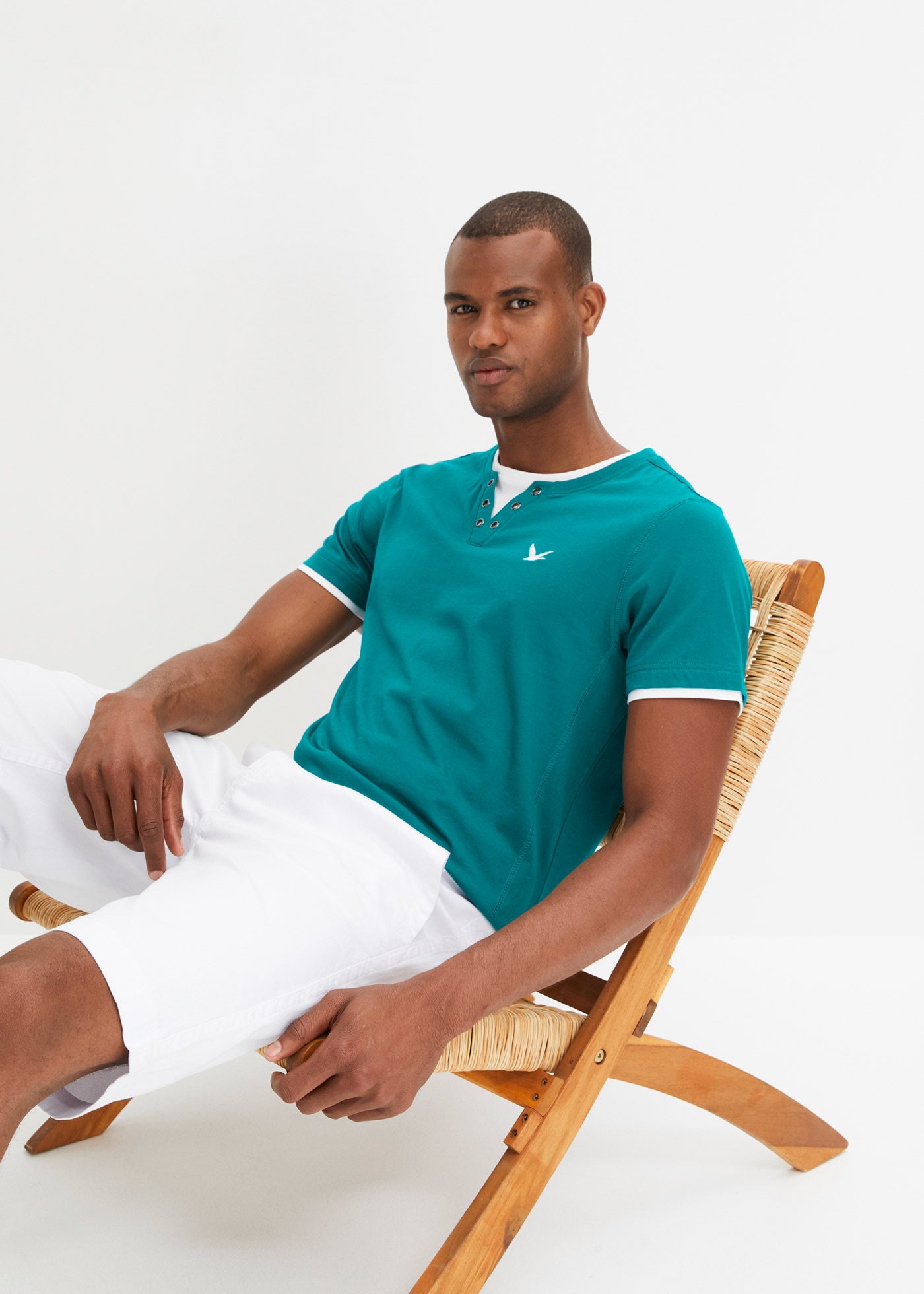 bonprix 2-in-1-Shirt »2 in 1 Shirt, Kurzarm (2er Pack)« Packung, 2, 2 Stk. tlg. 2 in 1 Shirt, Kurzarm (2er Pack)