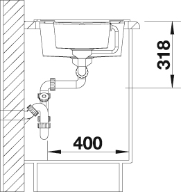 Blanco Granitspüle »METRA 6 S« aus SILGRANIT®, inkl. Edelstahl Multifunktionsschale