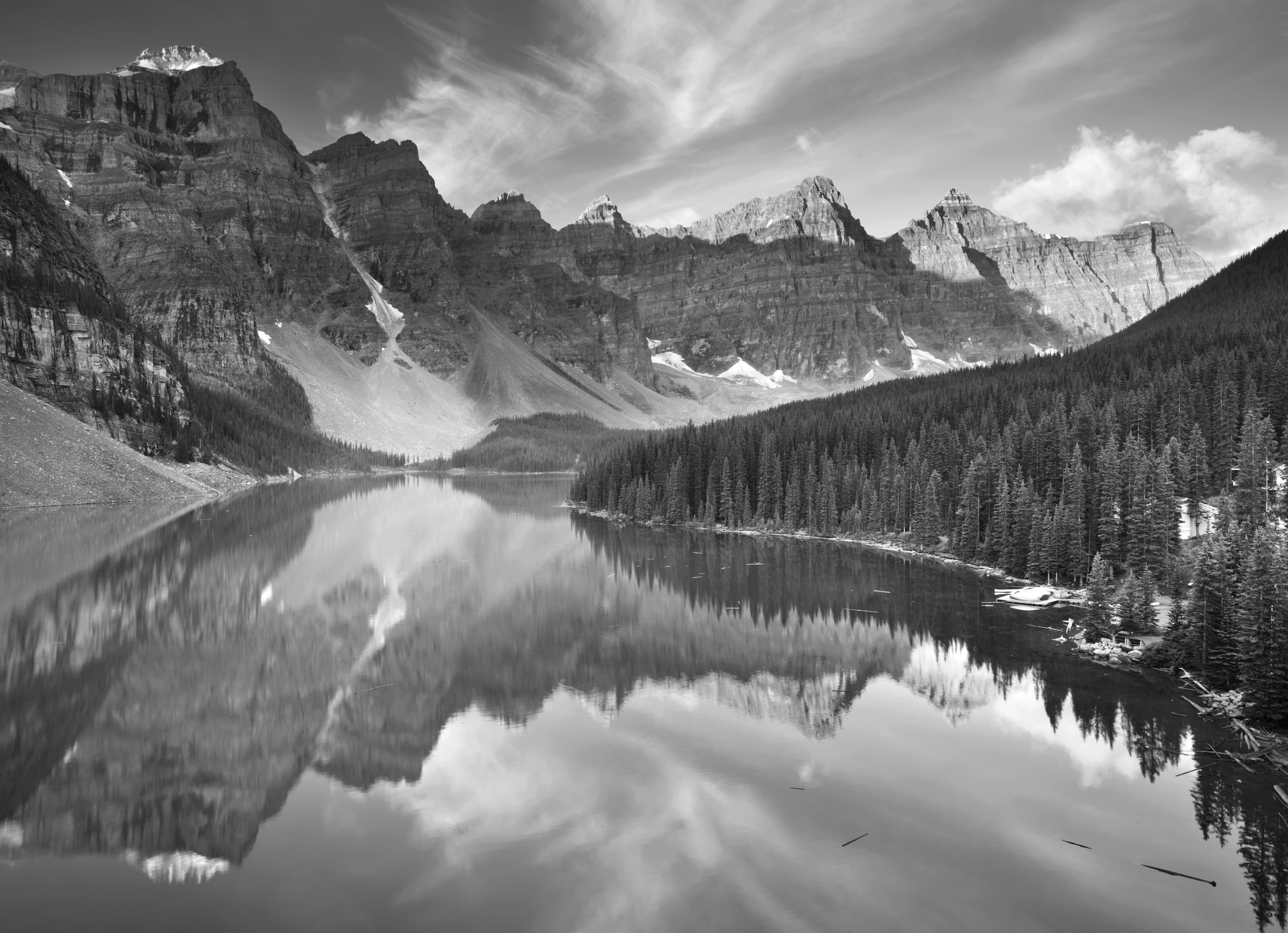 Papermoon Fototapete »Landschaft schwarz & weiß« online kaufen bei OTTO