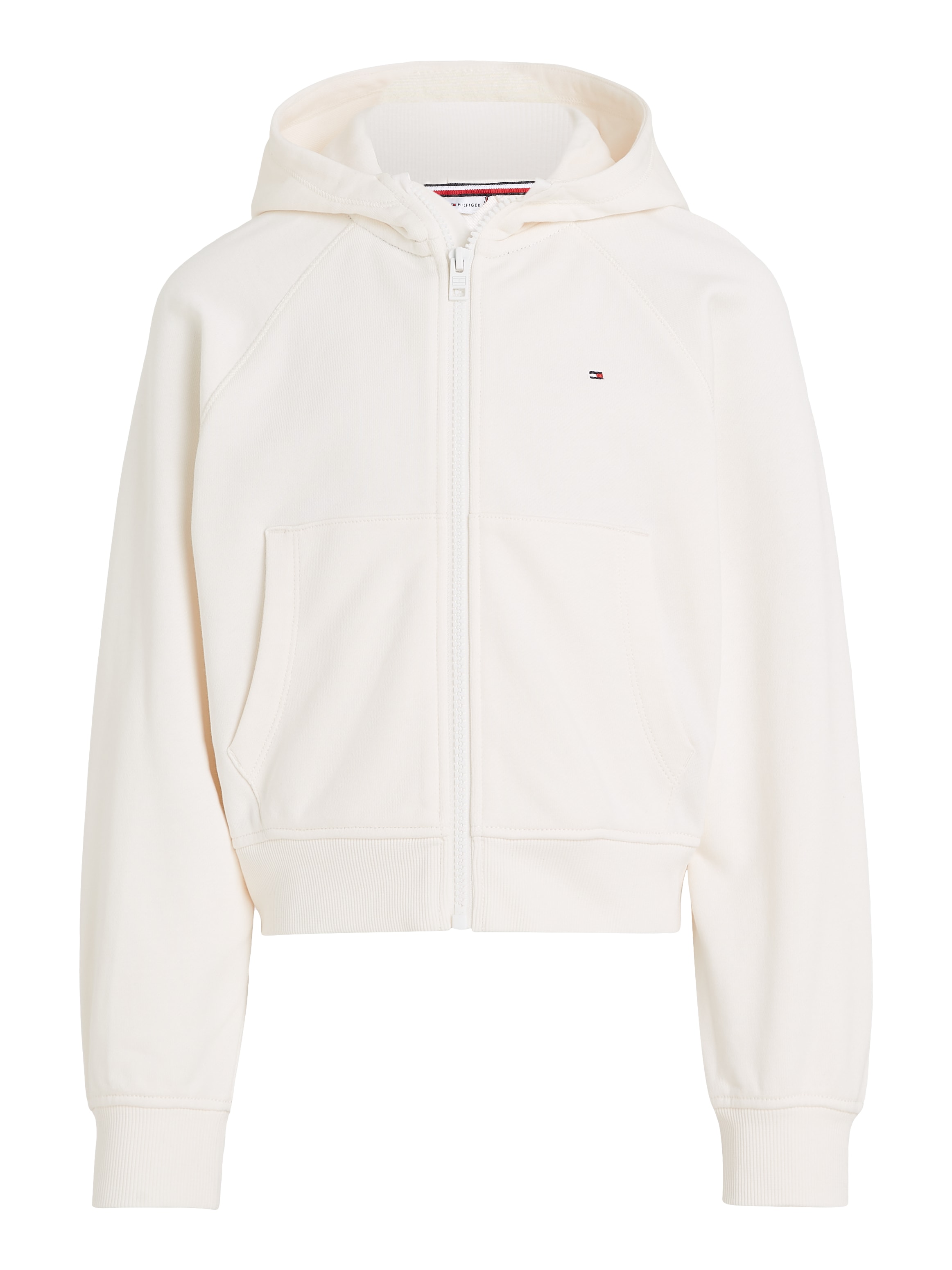 Tommy Hilfiger Sweatjacke »VARSITY EMBROIDERED ZIP UP«, Kinder bis 16 Jahre mit Logostickerei