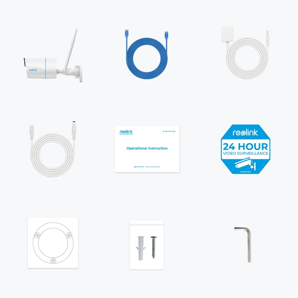 Reolink Überwachungskamera »W320«, Außenbereich-Innenbereich, Dualband-WiFi, 30 Meter Nachtsicht