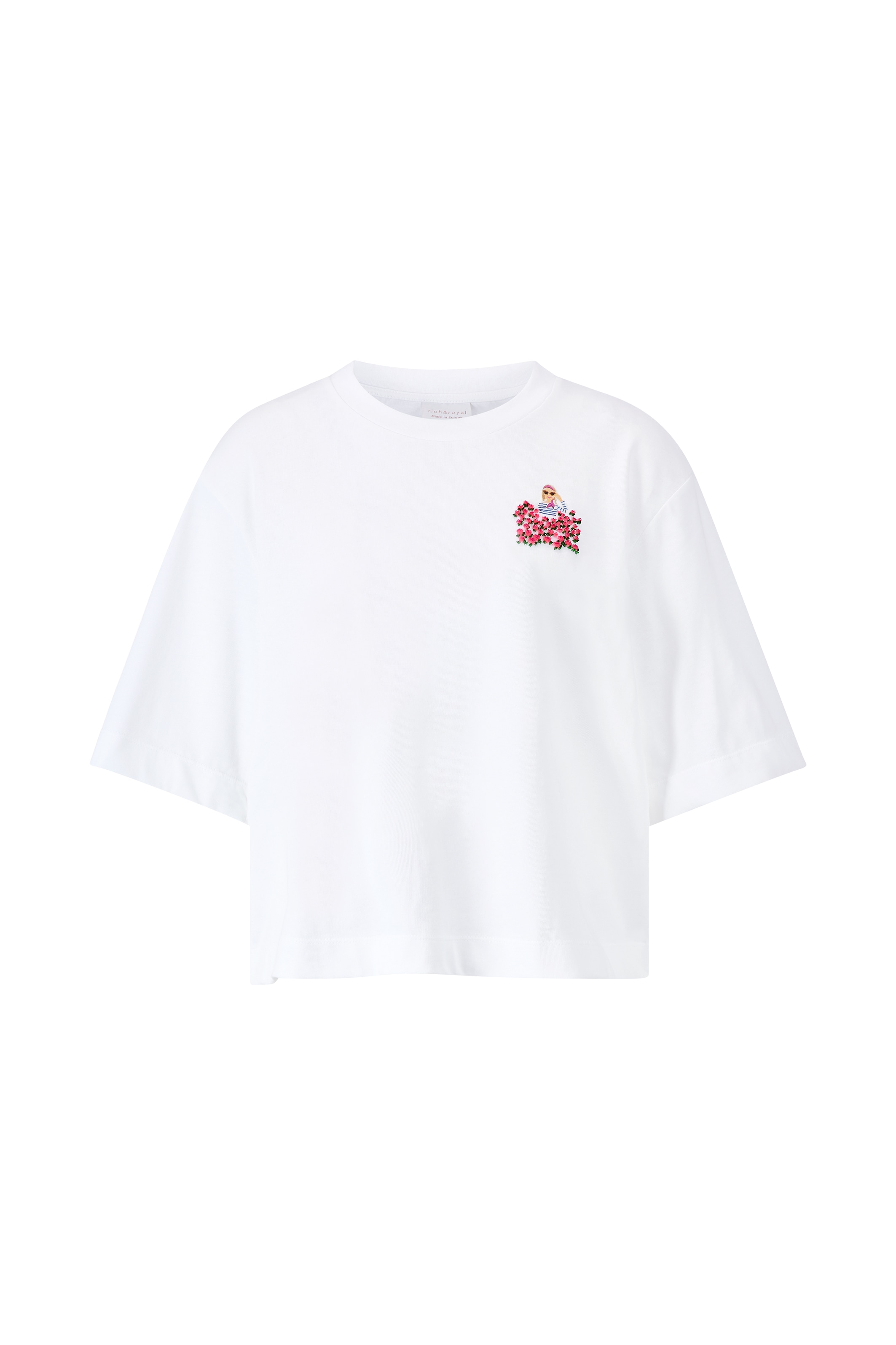RICHROYAL Kurzarmshirt, Mit Rundhalsausschnitt