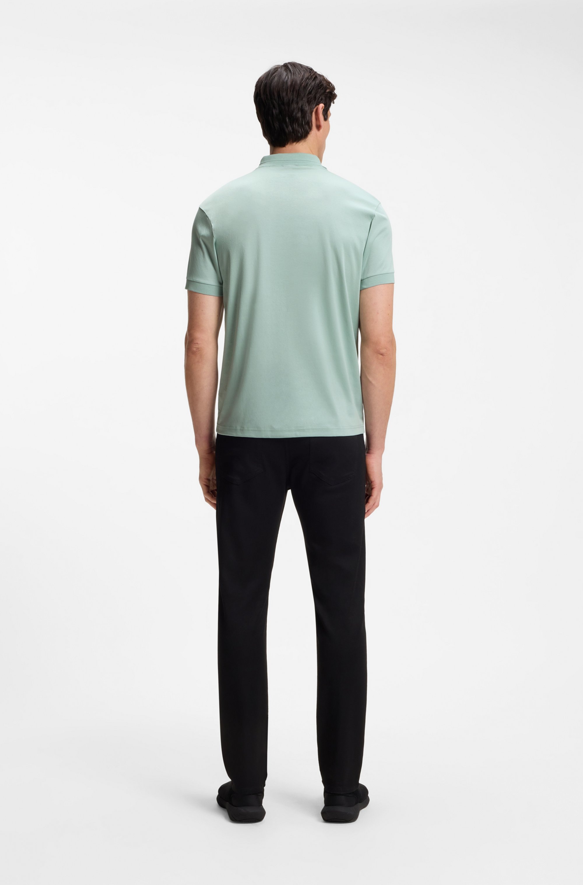 BOSS GREEN Poloshirt »Porsche Spirit 70 Capsule Collection« Premium Herrenmode Innovative Geruchskontroll-Technologie HEIQ MINT