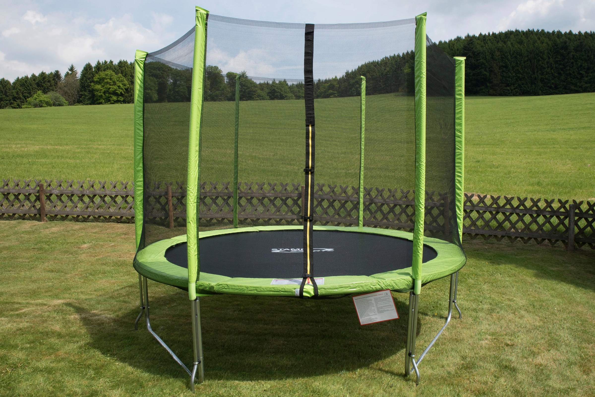 Gartentrampolin »SS-GT«, Ø 244 cm, (2), Anti-Roll-Over-Schutz, farbig verkleidete...