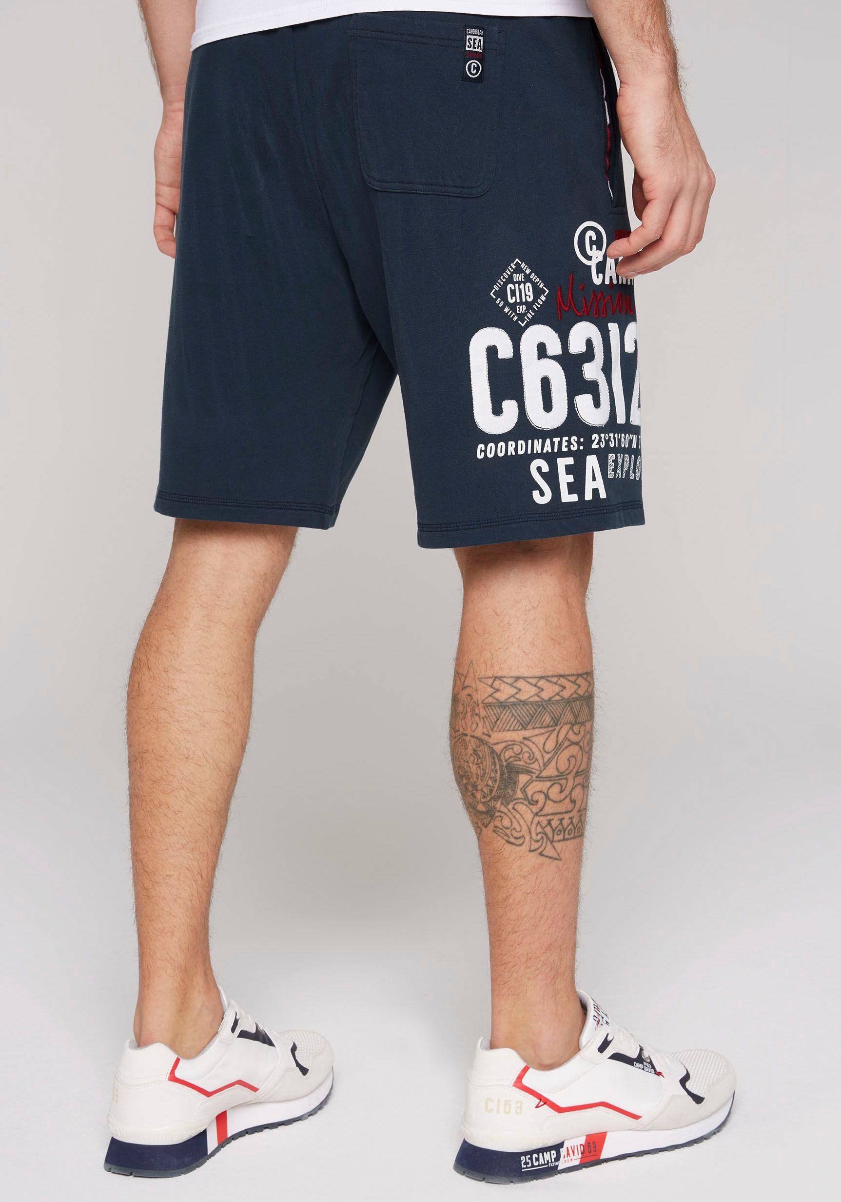 CAMP DAVID Sweatbermudas