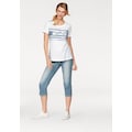 Aniston CASUAL Caprijeans, in Used-Waschung