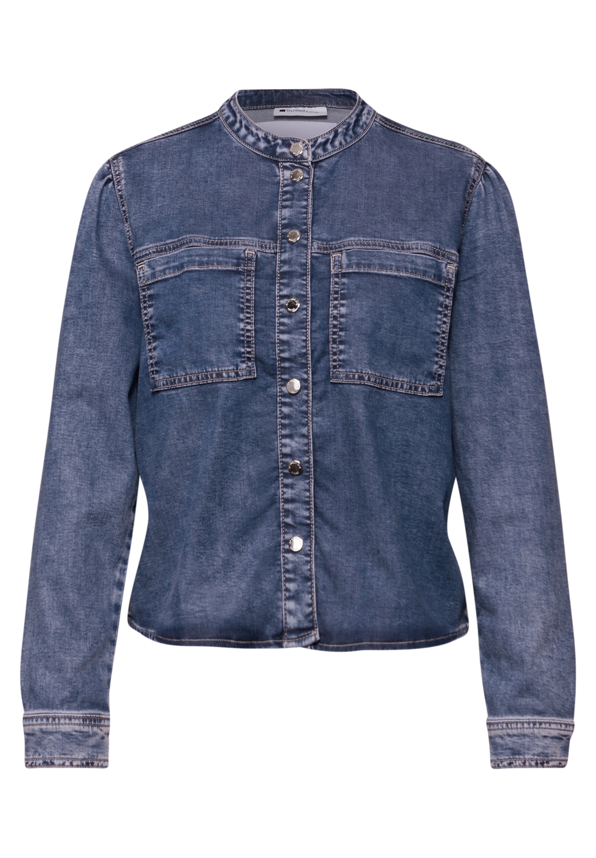 STREET ONE Jeansbluse mit Brusttaschen