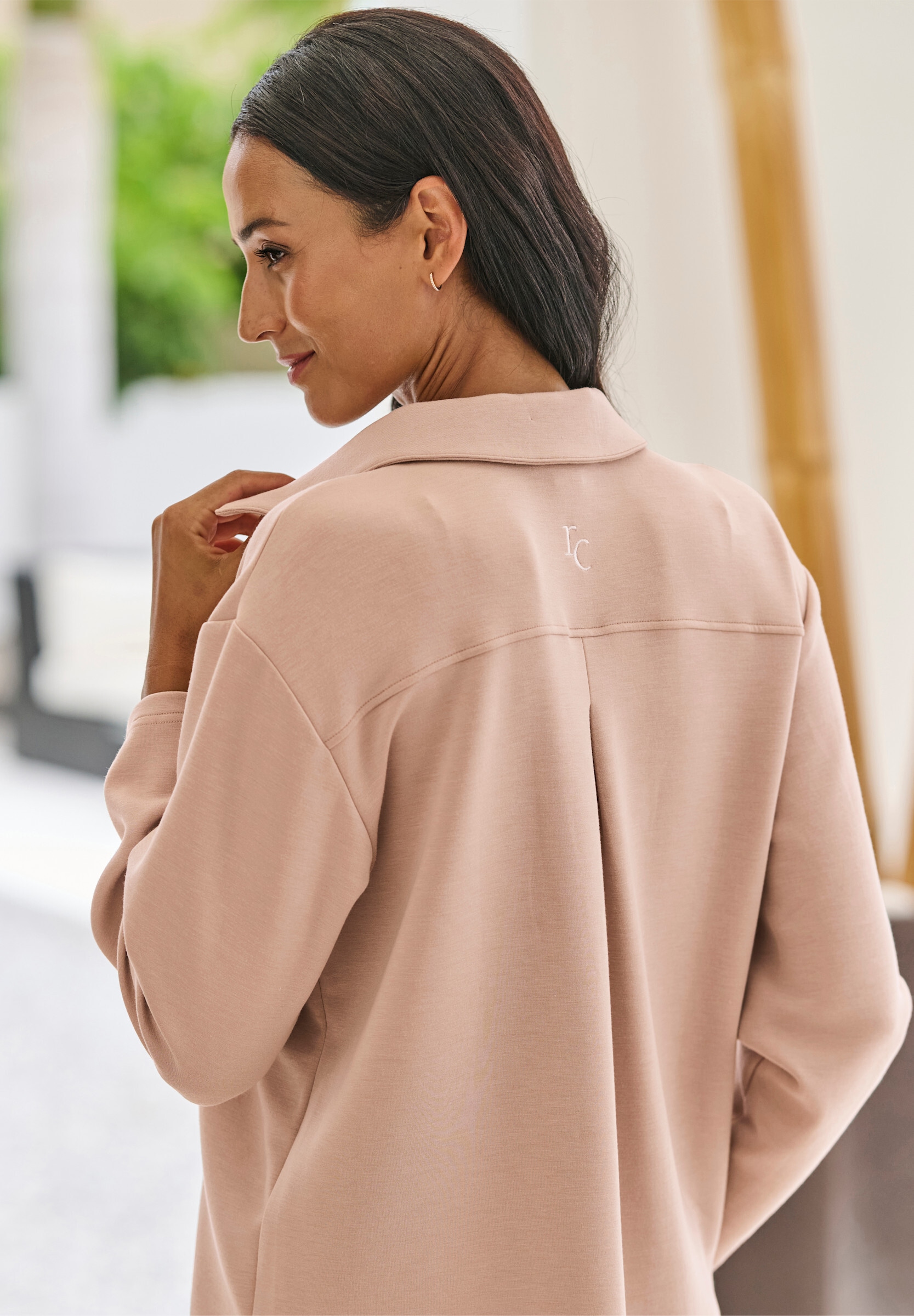 heine Jerseyblazer »Shirtblazer Shirtblazer mit 2-Wege-Zipper«