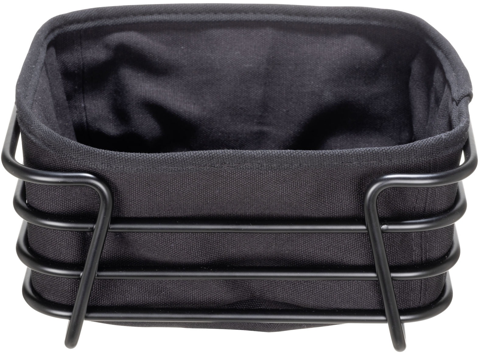 SCHÖNER WOHNEN-Kollektion Brotkorb »KENDRA« 1 tlg. tlg. Brötchenkorb mit Gestell aus Eisen und Baumwolleinsatz