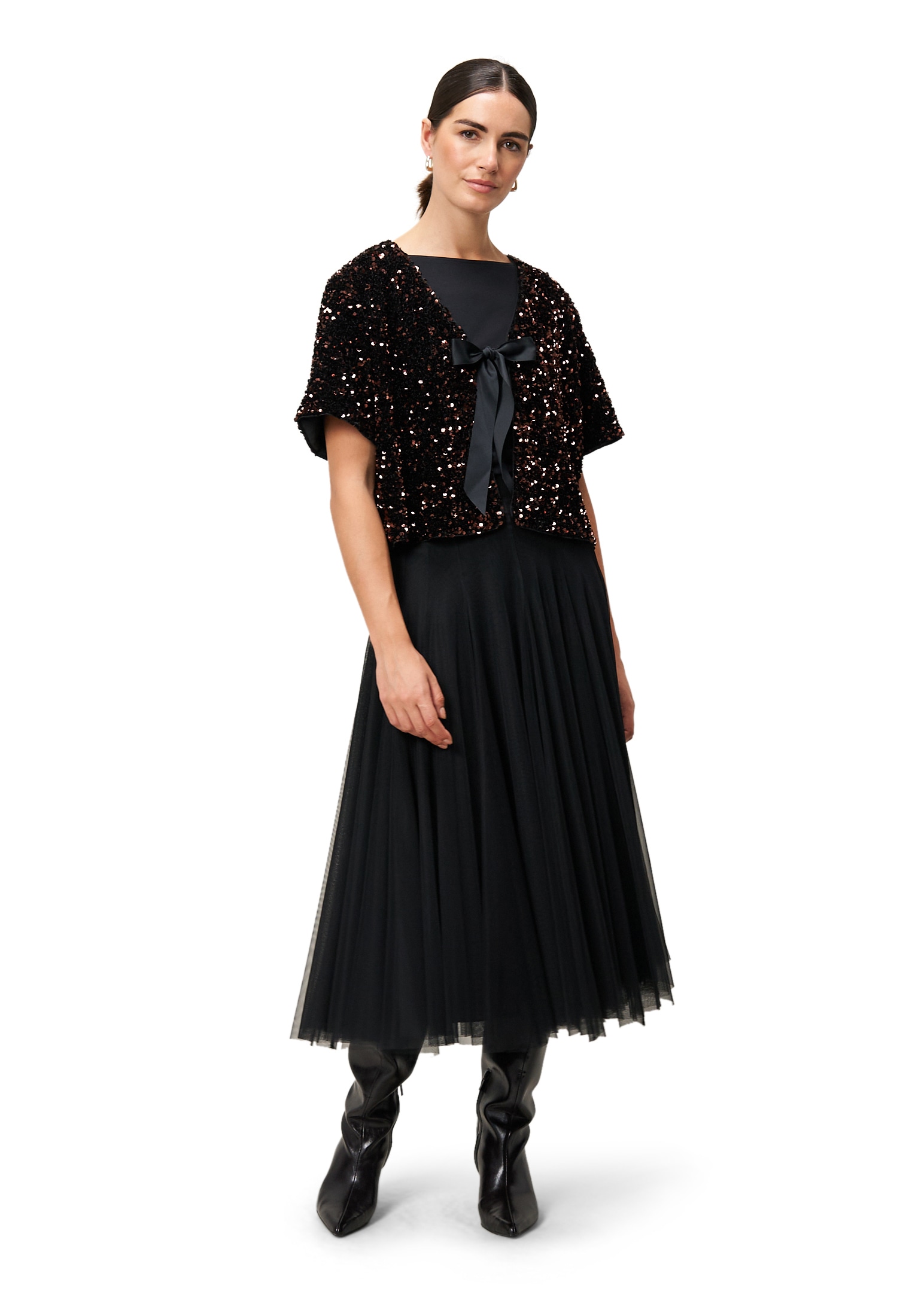 Zero Jackenblazer »Blazerjacke mit Pailletten«