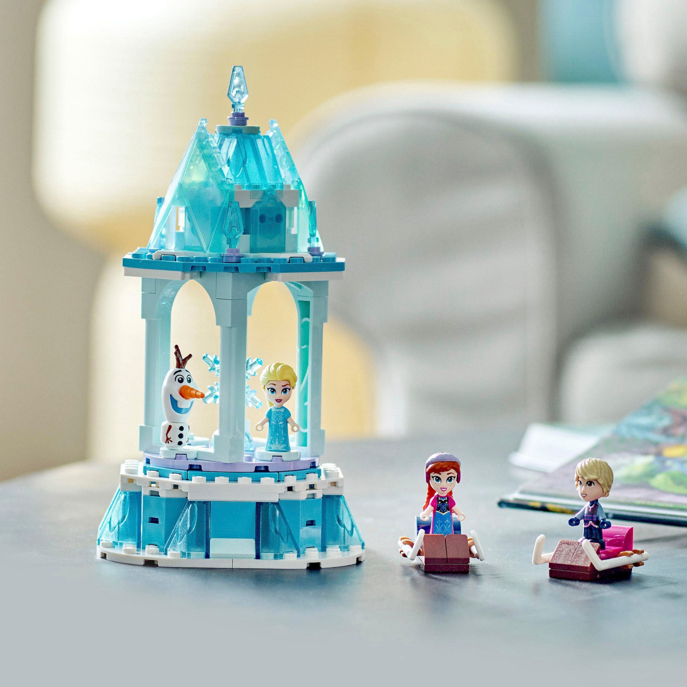 LEGO® Konstruktionsspielsteine »Annas und Elsas magisches Karussell (43218), LEGO® Disney Princess«, (175 St.), Made in Europe