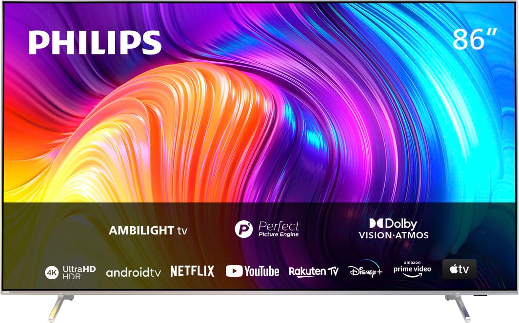 Philips LED-Fernseher »86PUS8807/12«, 4K Ultra HD, Android TV-Smart-TV-Google TV
