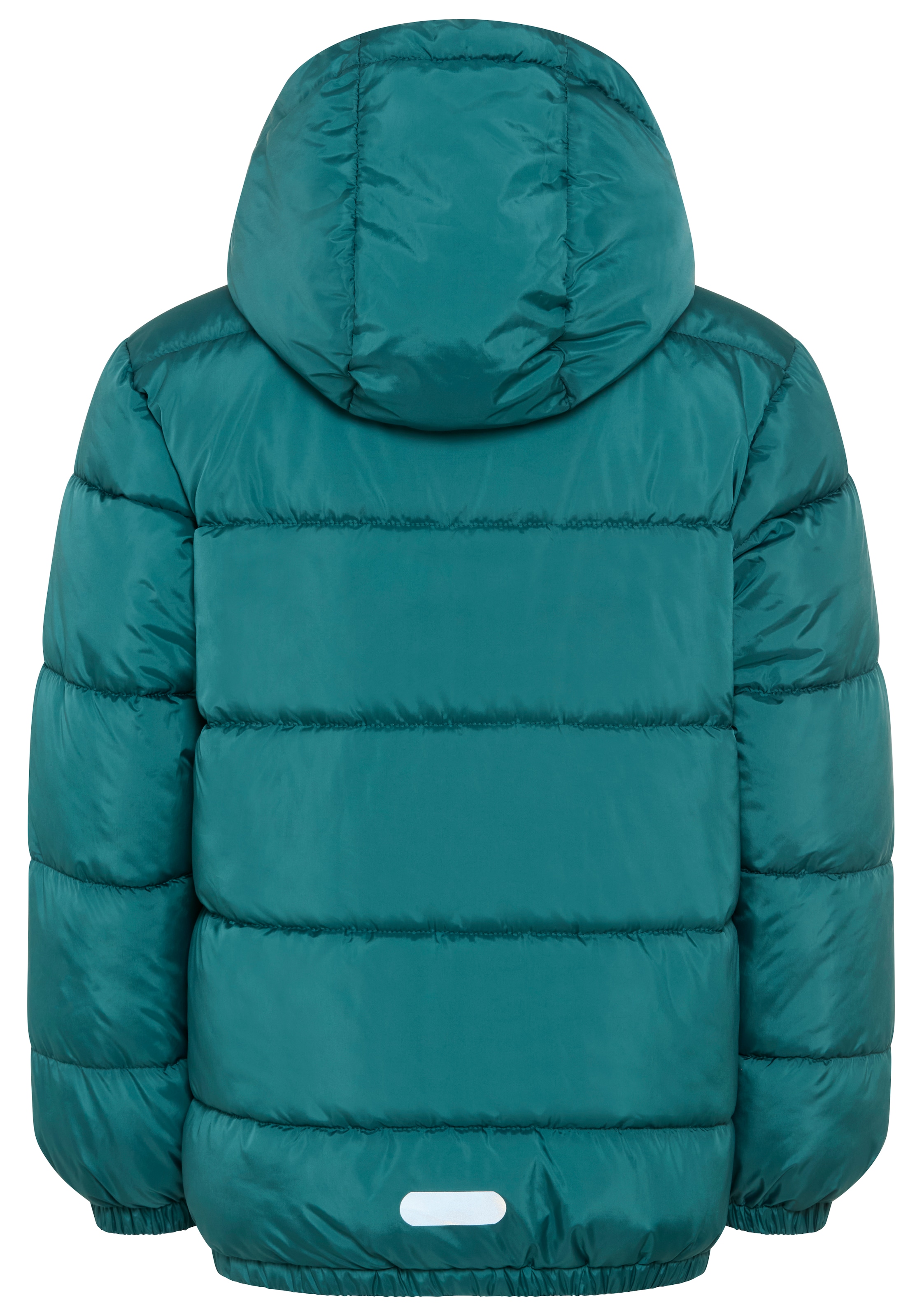 KangaROOS Winterjacke »warme Outdoor Steppjacke mit KangaROOS Print« mit Kapuze Winterwarme Jacke mit reflektierendem Logo-Print