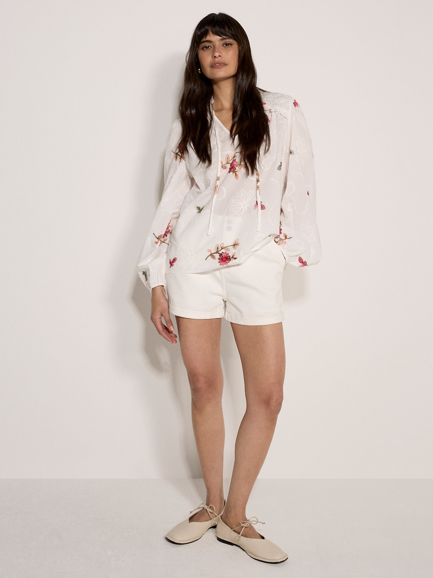 Apricot Klassische Bluse »Bluse« mit Stickerei