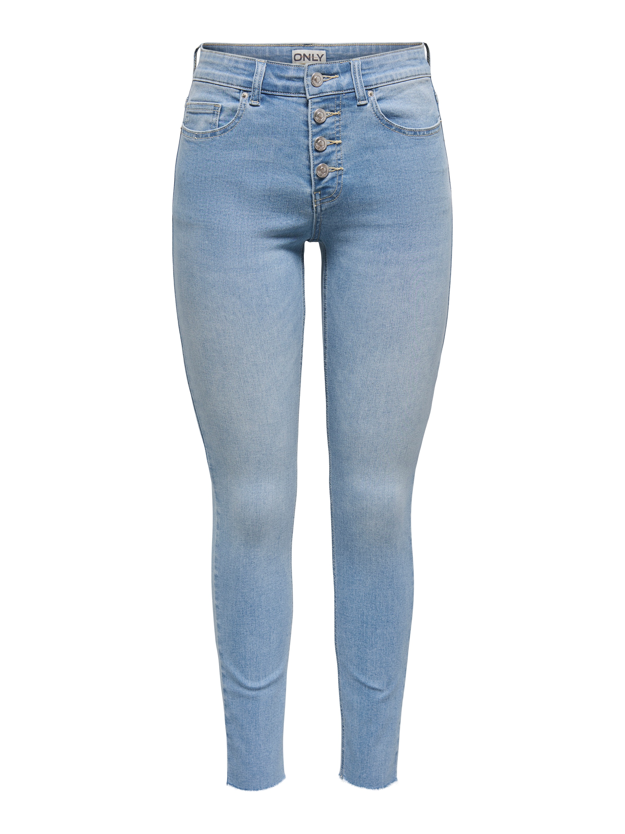 ONLY Skinny-fit-Jeans »ONLMIA MID WAIST BUTTON SK RW ANK BOX«