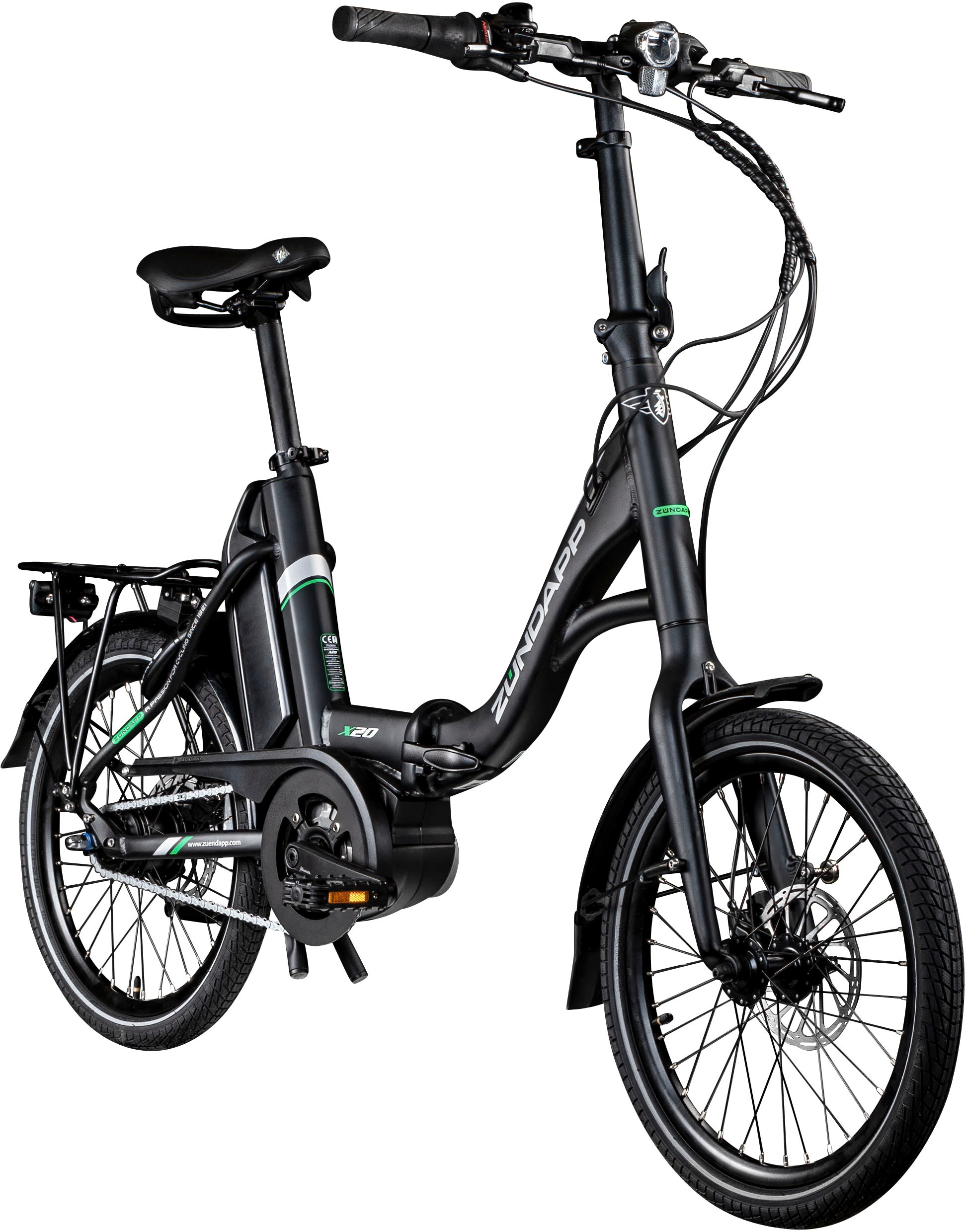 Zündapp E-Bike »X20«, 7 Gang, Shimano, Nexus, Mittelmotor 250 W, Pedelec, Elektrofahrrad für Damen u. Herren