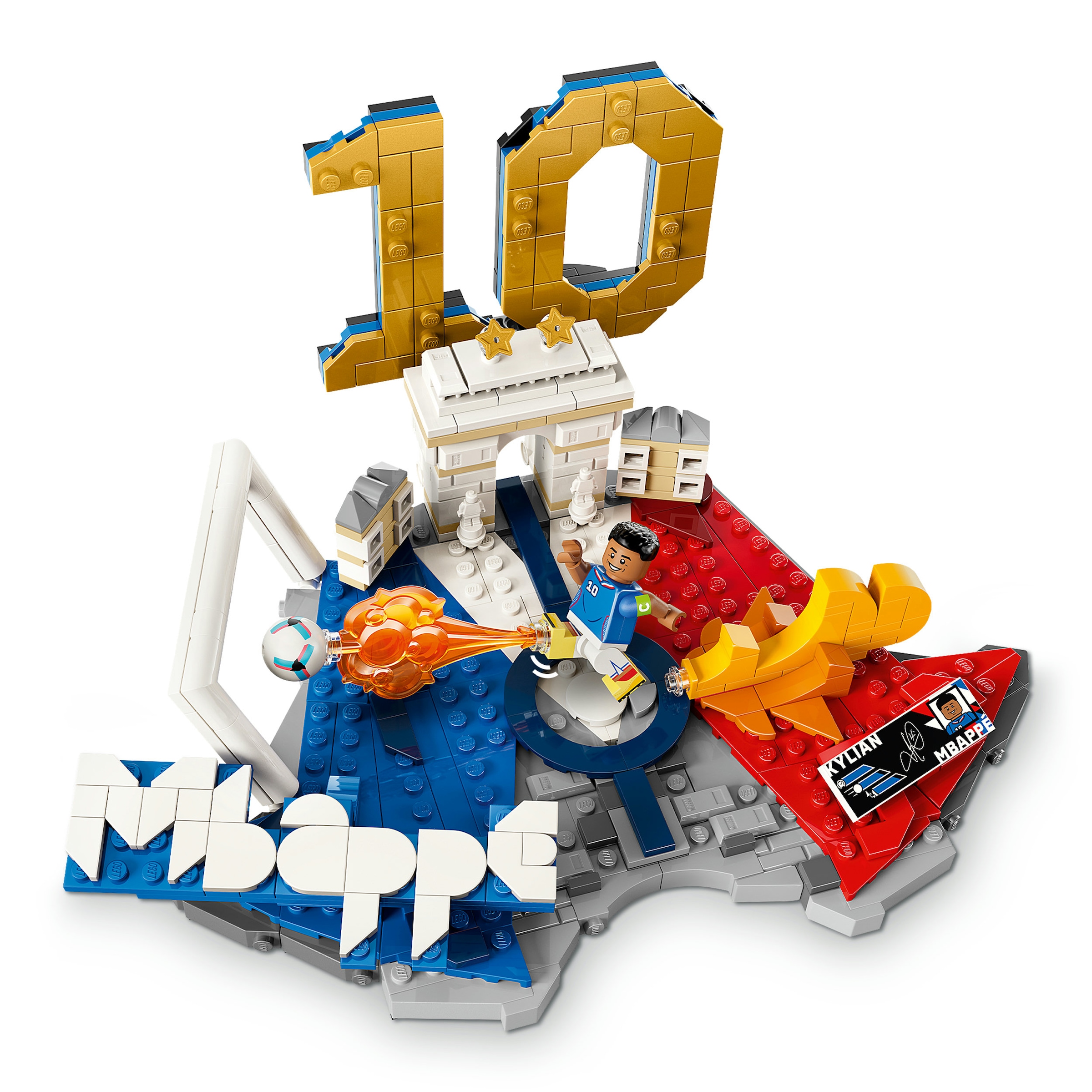 LEGO® Konstruktionsspielsteine »Kylian Mbappé – Fußball-Highlights (43013), LEGO Editions Football«