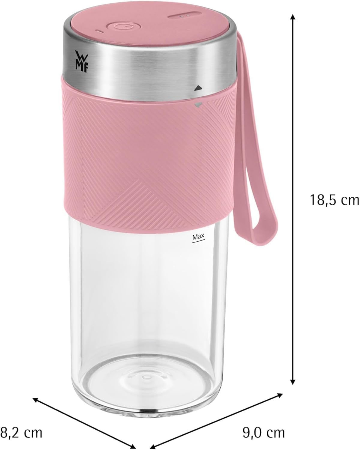 WMF Smoothie-Maker »KÜCHENminis Mix on the Go« 50 W tragbar, wiederaufladbar, 300 ml, 50 W, langlebiger Akku, 20.000 U/min
