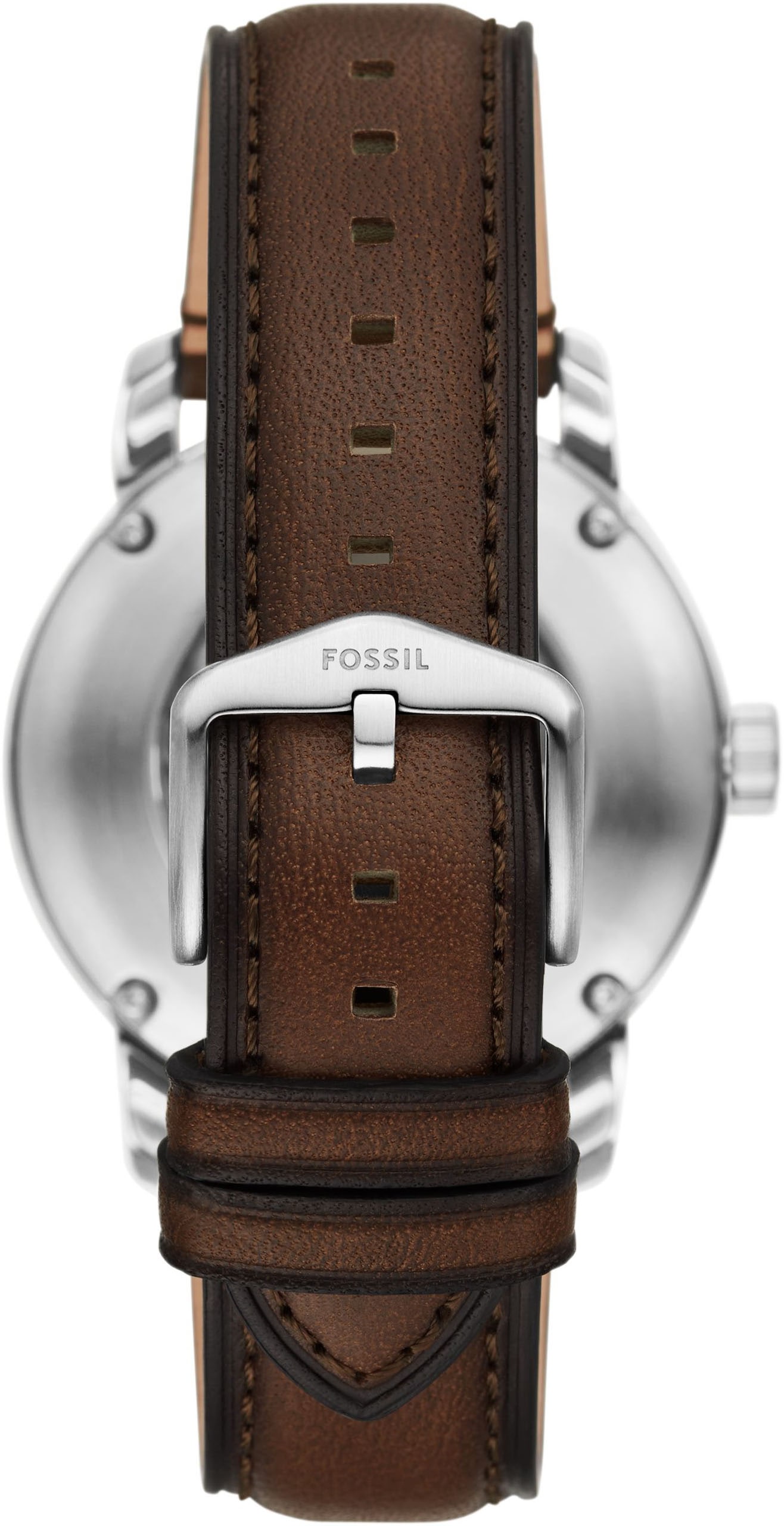 Fossil Automatikuhr »HERITAGE« Armbanduhr, Herrenuhr, Mechanische Uhr, Lederarmband, analog