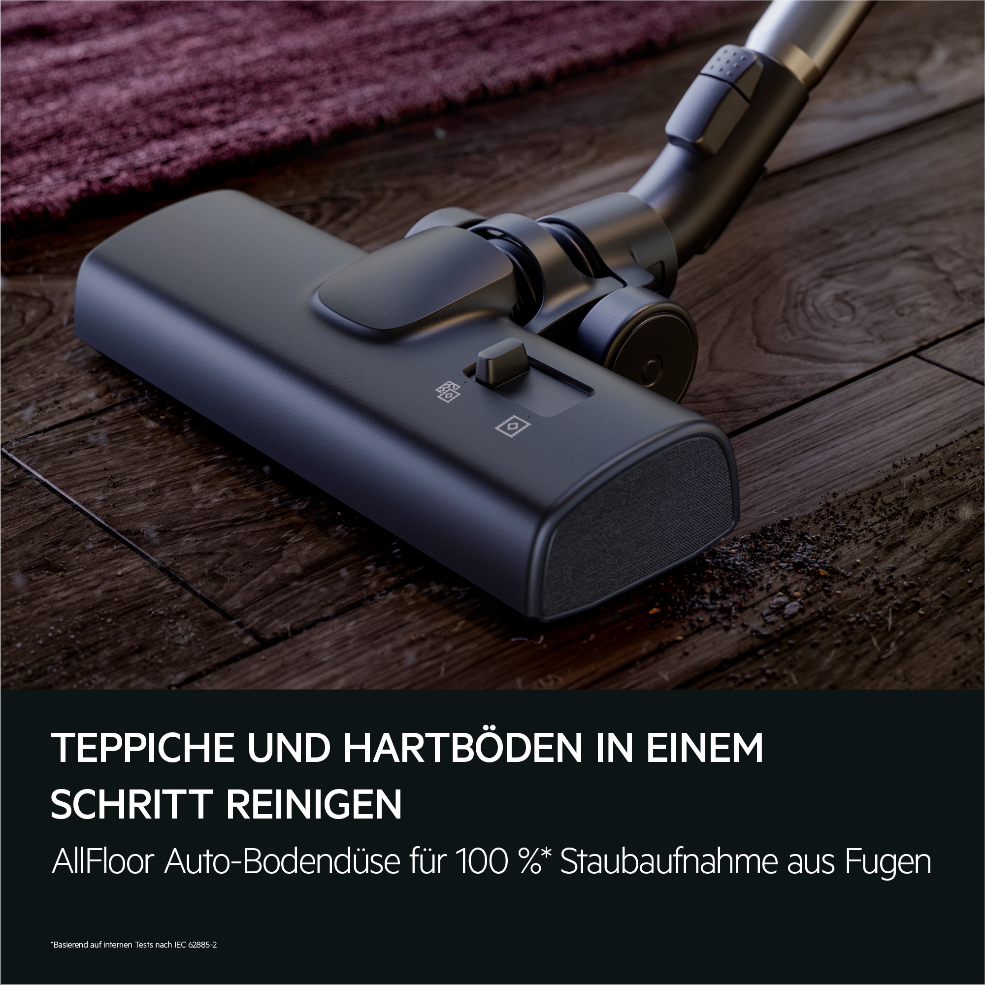 AEG Bodenstaubsauger »CLEAN 6000, hohe Saugleistung,«, 850 W, mit Beutel, inkl. Zusatzdüsen, 65 % Recyclingkunststoff