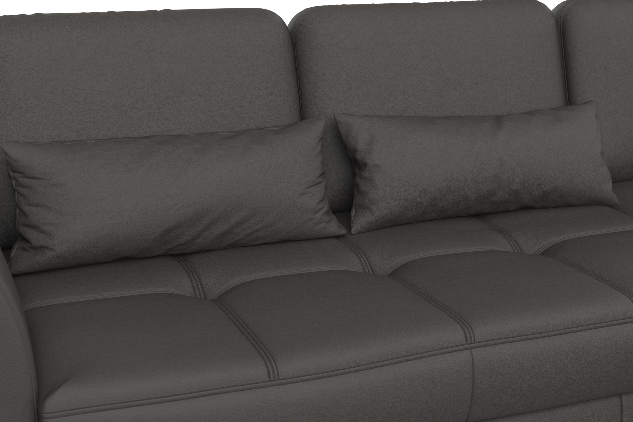 sit&more Ecksofa »Bendigo L-Form«, inklusive Sitztiefenverstellung, Bodenfreiheit 15 cm, 2 Fußfarben