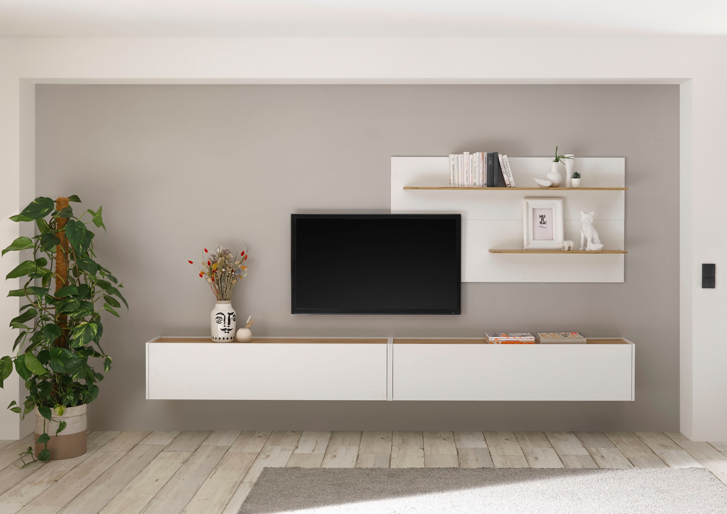INOSIGN Wohnwand »City/Giron«, (Set, 3 St.), Breite ca. 300 cm