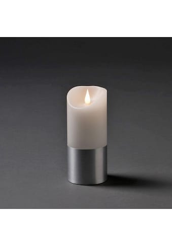 KONSTSMIDE LED-Kerze »Weihnachtsdeko«, (1 tlg.), LED Echtwachskerze, weiß, mit... kaufen