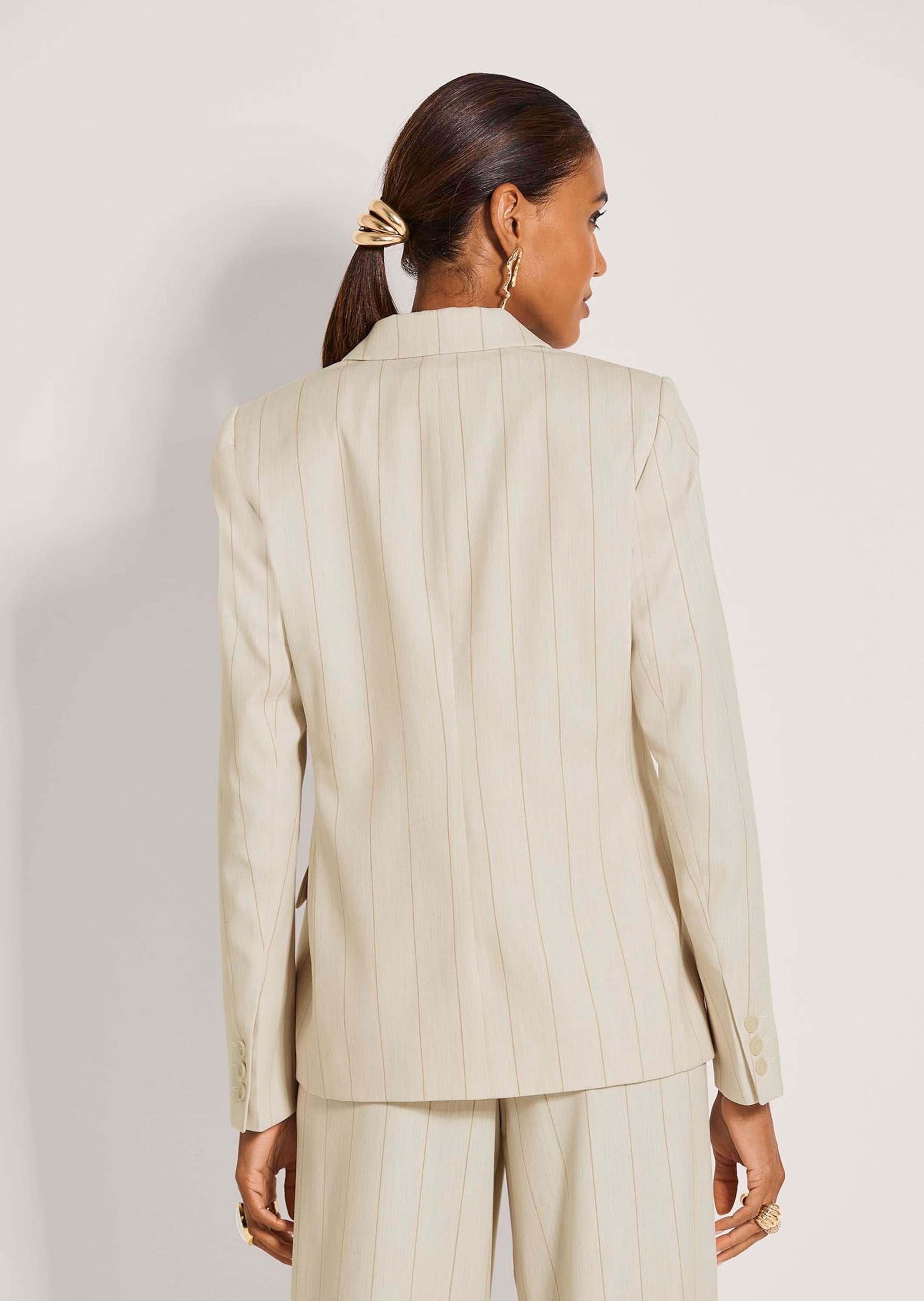 MADELEINE Jackenblazer »Blazer Longblazer mit Nadelstreifen«