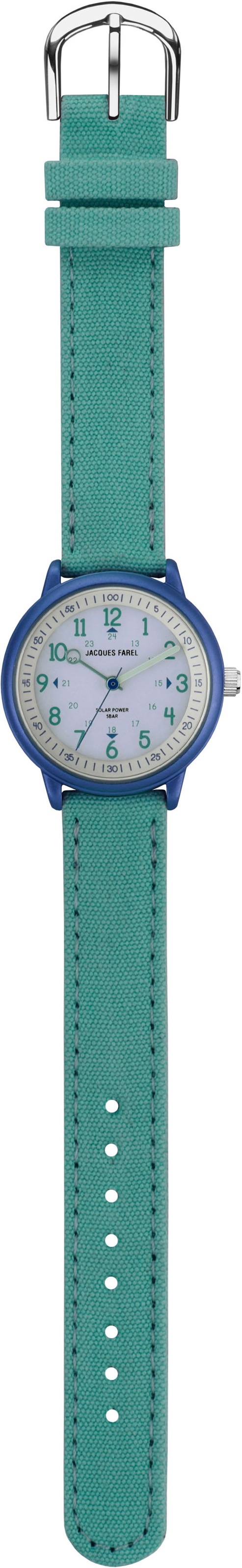 Jacques Farel Solaruhr »ORSO 3105«, Armbanduhr, Kinderuhr, ideal auch als Geschenk