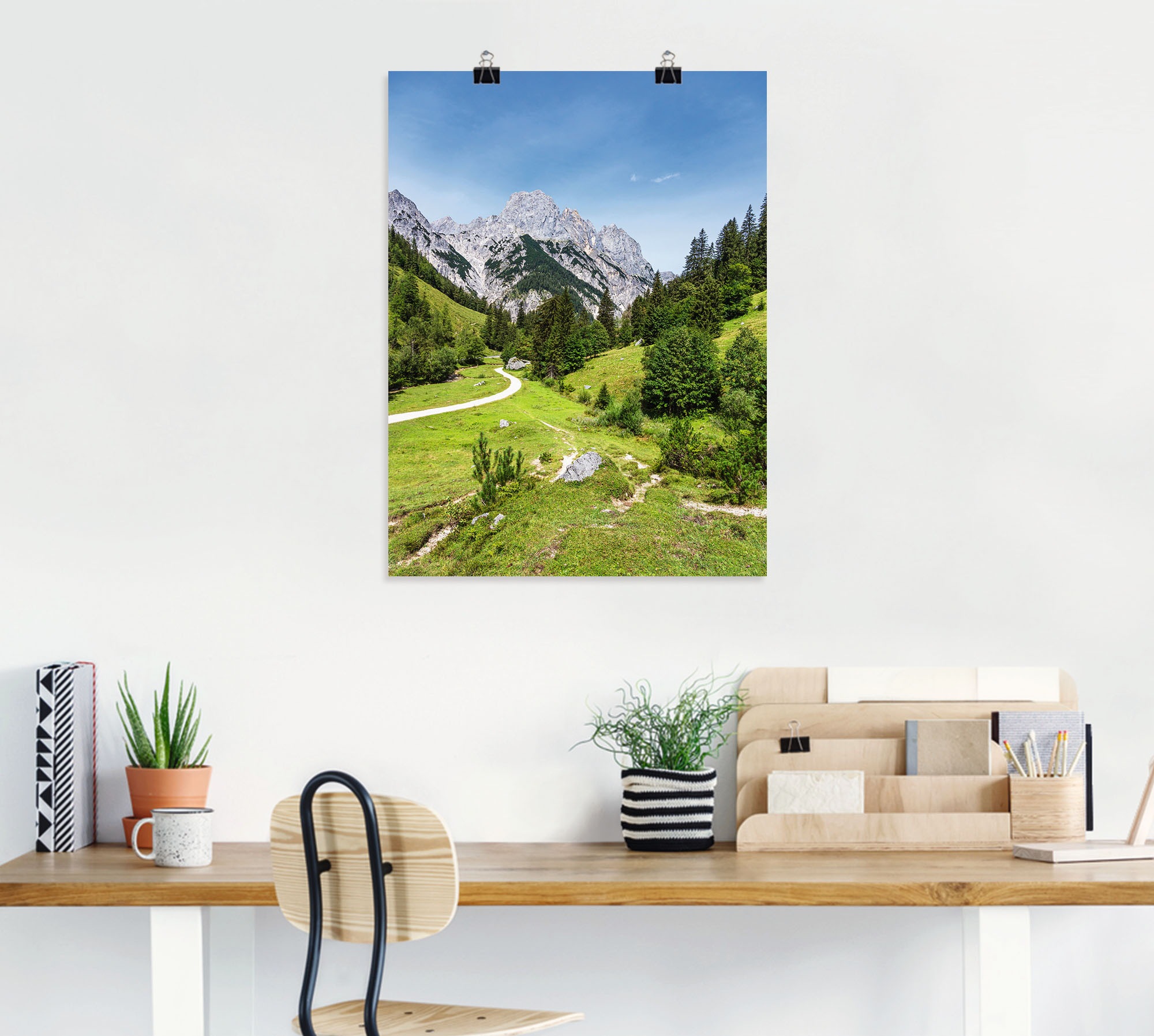 Artland Wandbild »Bindalm im Berchtesgadener Land Bayern«, Berge & Alpenbilder, (1 St.), als Alubild, Outdoorbild, Poster, Wandaufkleber in verschied. Größen