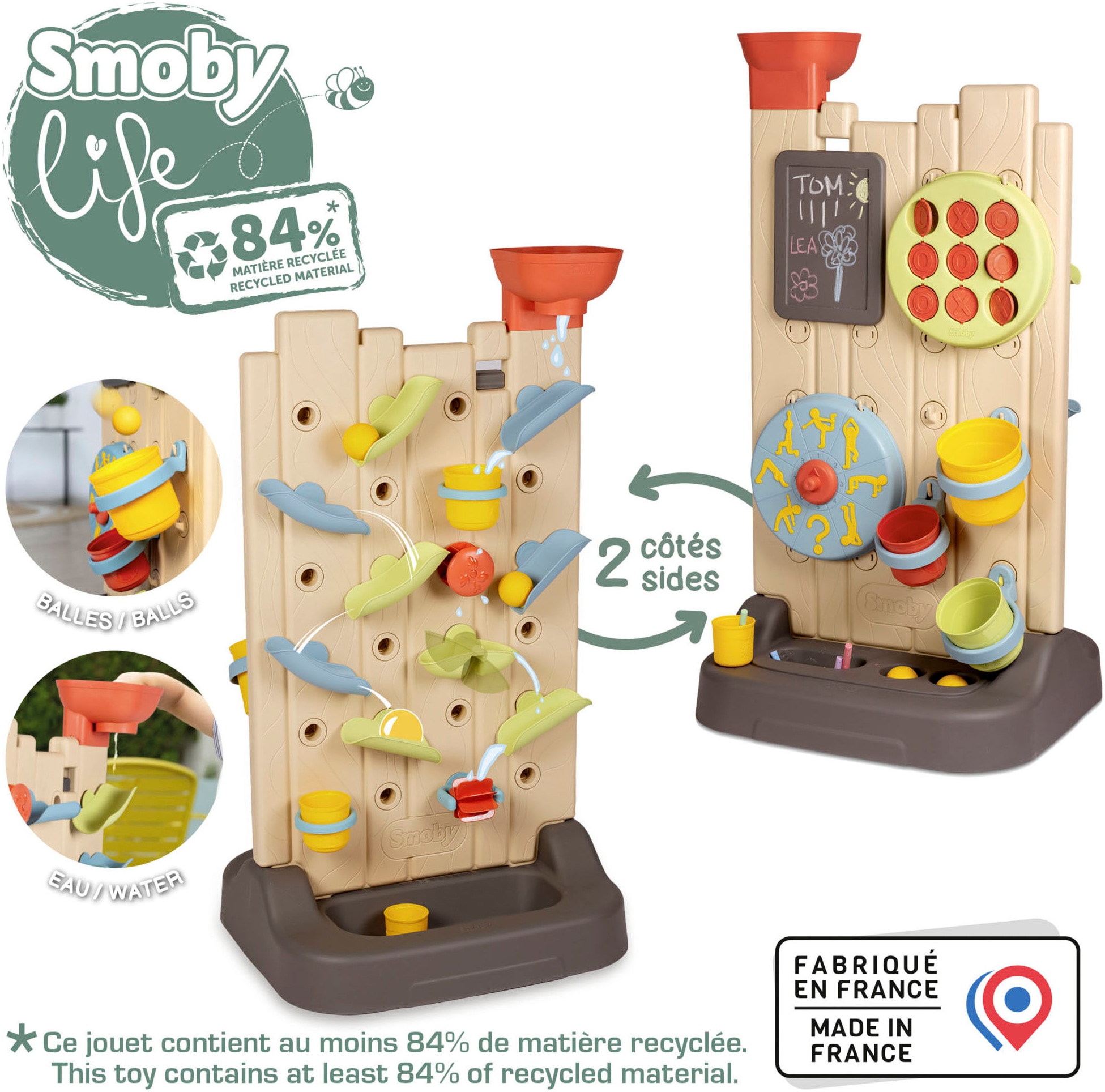 Smoby Spielcenter »Smoby Life, Activity Wall 6-in-1«, Made in Europe