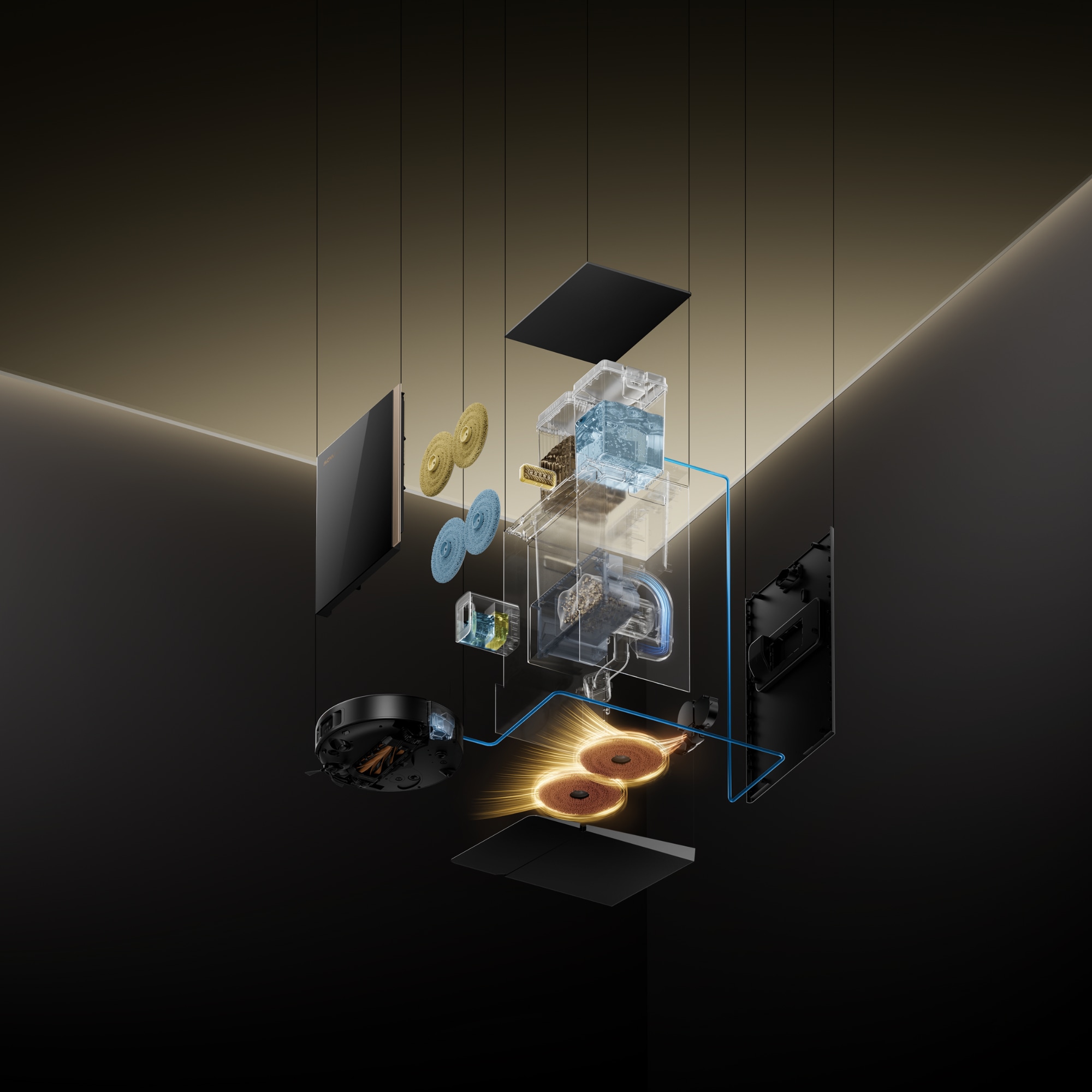 Mova Nass-Trocken-Saugroboter »Mova Mobius 60«