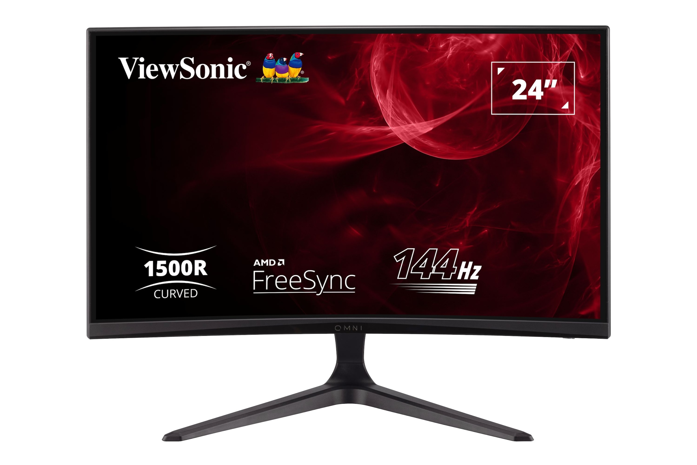 Viewsonic Curved-Gaming-Monitor »VX2418C (VS19012)«, 60 cm/24 Zoll, 1920 x 1080 px, Full HD, 1 ms Reaktionszeit, 165 Hz, 1500R Curved