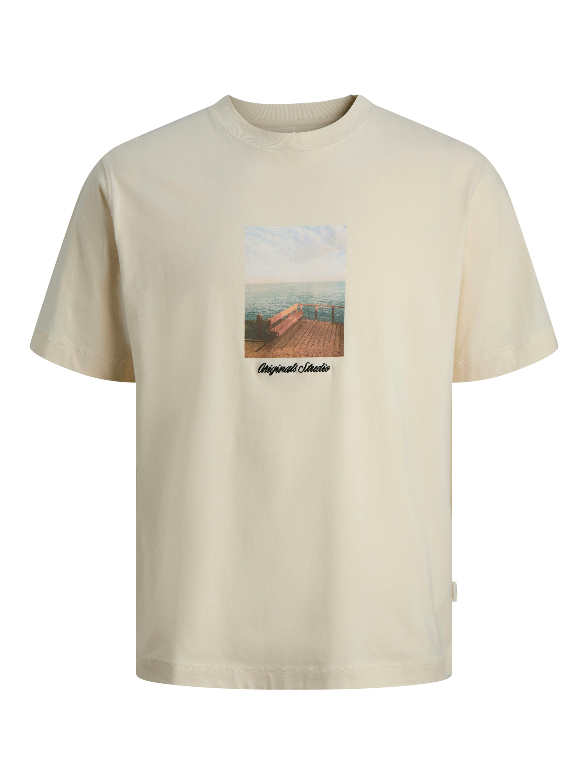 Jack & Jones T-Shirt »JORNORREBRO PHOTO TEE SS CREW NECK« Baumwolle, relaxed fit