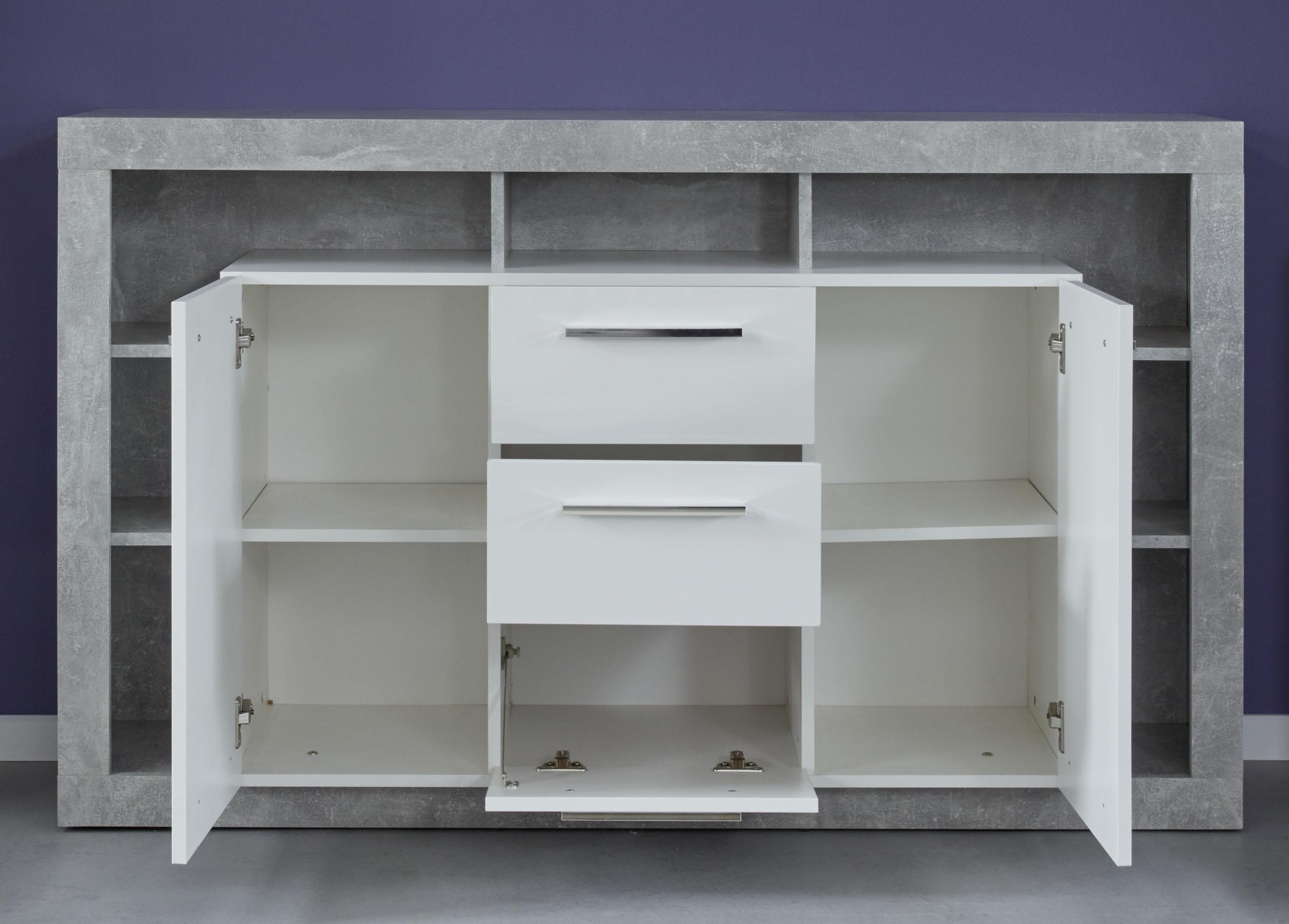 INOSIGN Sideboard »Gwendolyn«, pflegeleichtes Design, Beleuchtung optional, vielseitig kombinierbar
