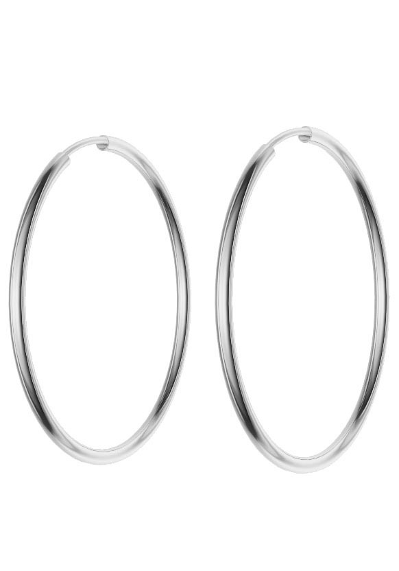 Firetti Paar Creolen »Schmuck Geschenk Silber 925 2,0 mm breit«, Made in Germany