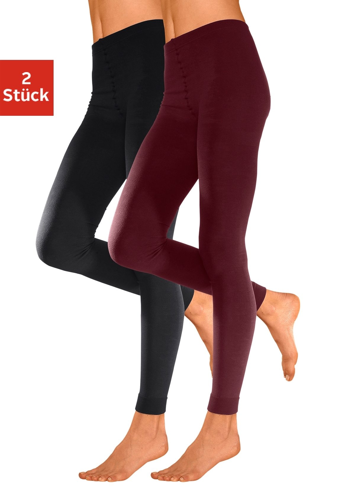 innen im Shop angeraut Online bestellen OTTO (2er-Pack), Thermoleggings, Lavana leicht