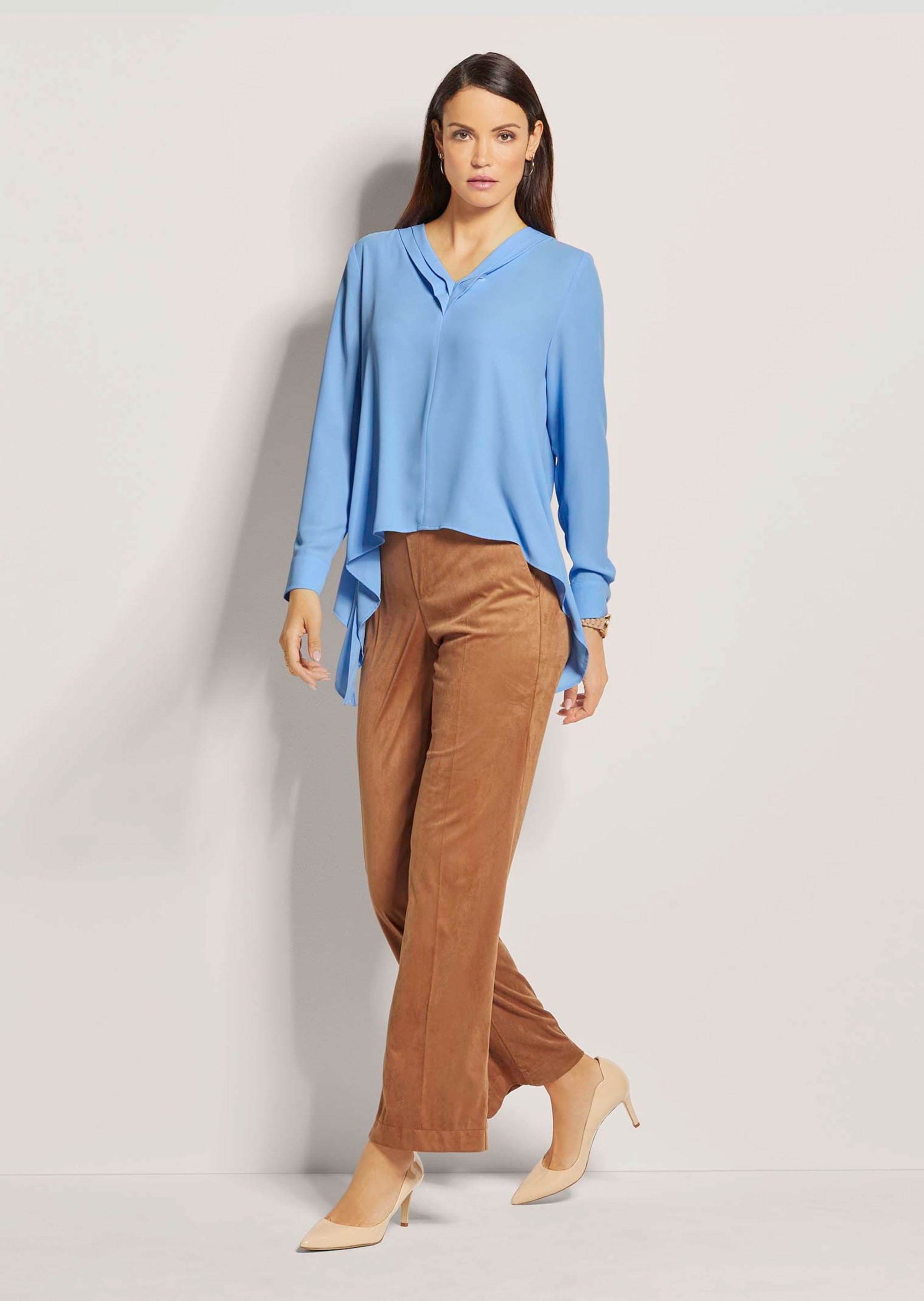 MADELEINE Langarmbluse »Bluse Tunika in modischer Kurzform«