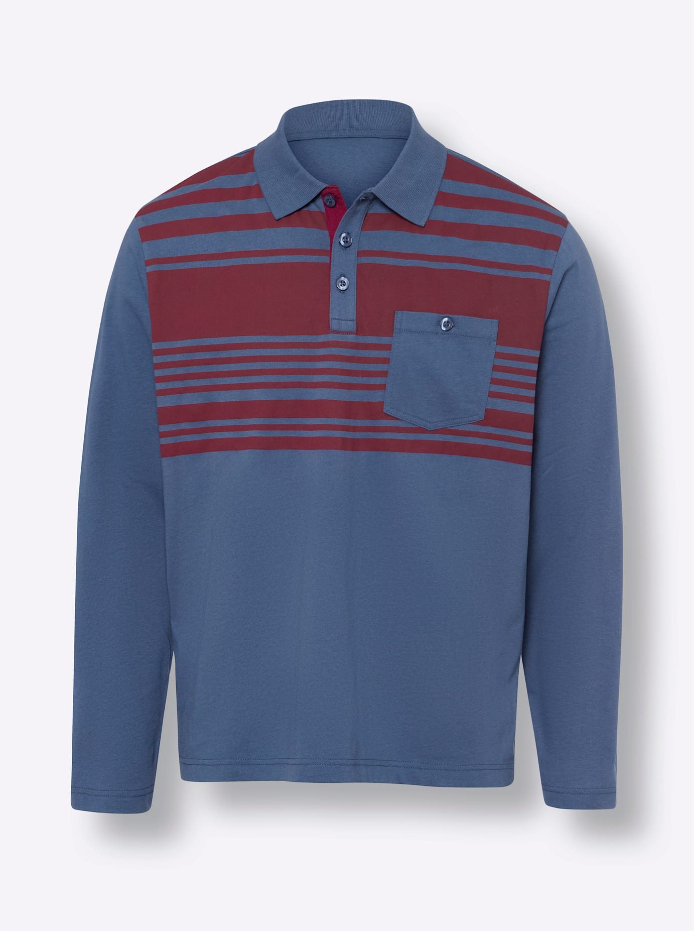 Classic Poloshirt »Langarm-Poloshirt«, (1 tlg.)