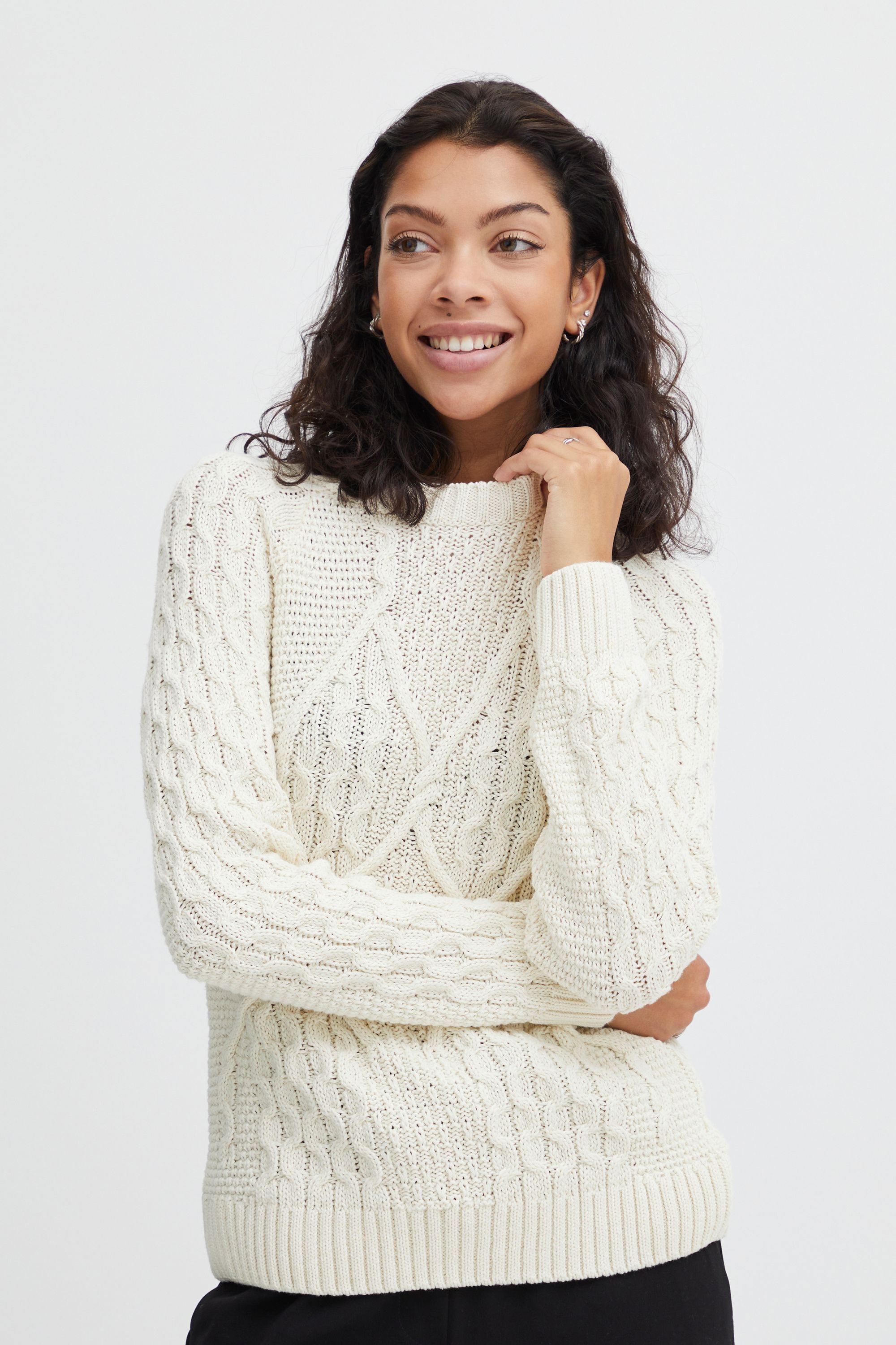 b.young Strickfleece-Pullover »Strickpullover BYOlgi«