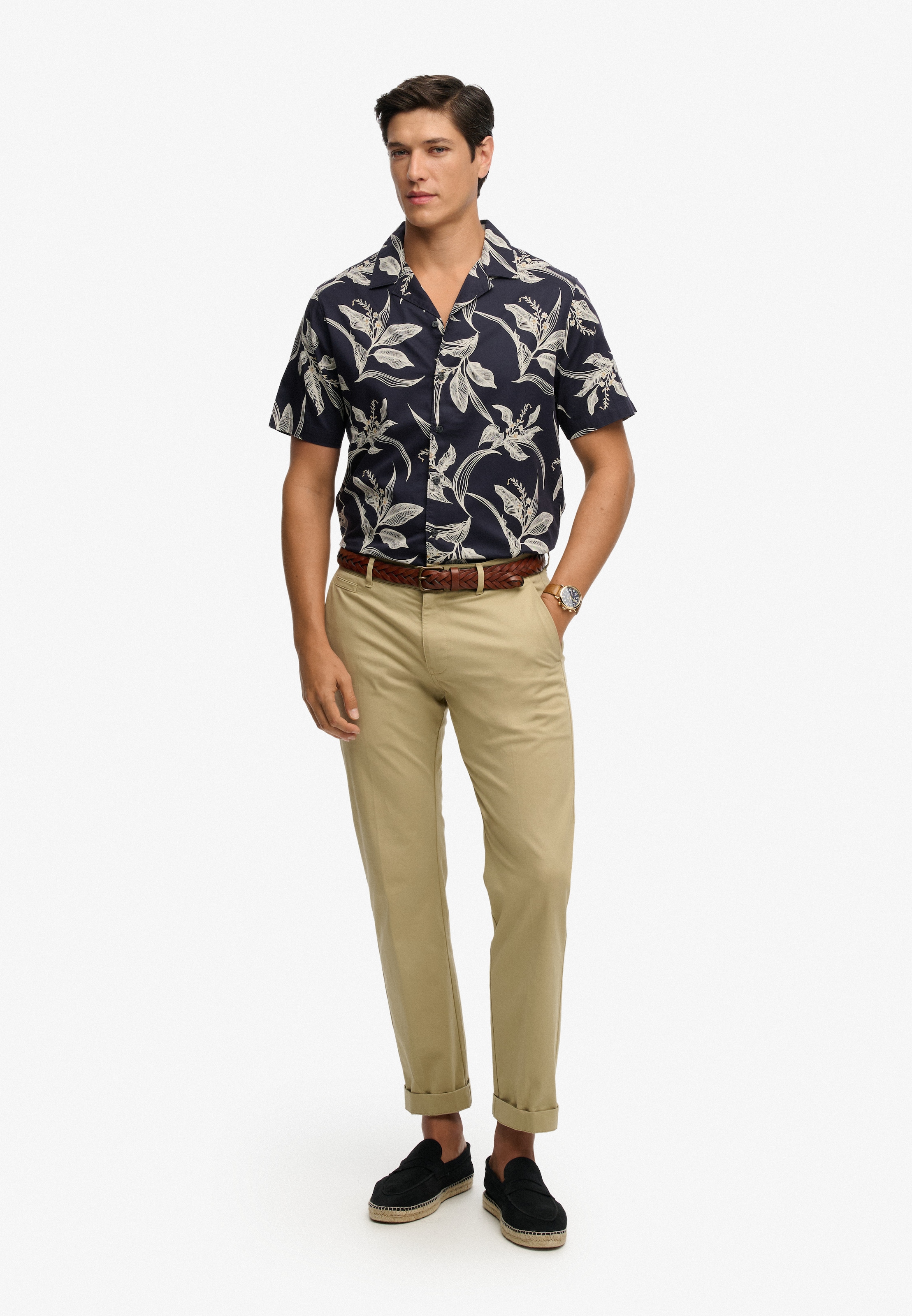 Superdry Hawaiihemd »HAWAIIAN PRINT S/S SHIRT« mit sommerlich coolem Hawaii-Blumen-Print
