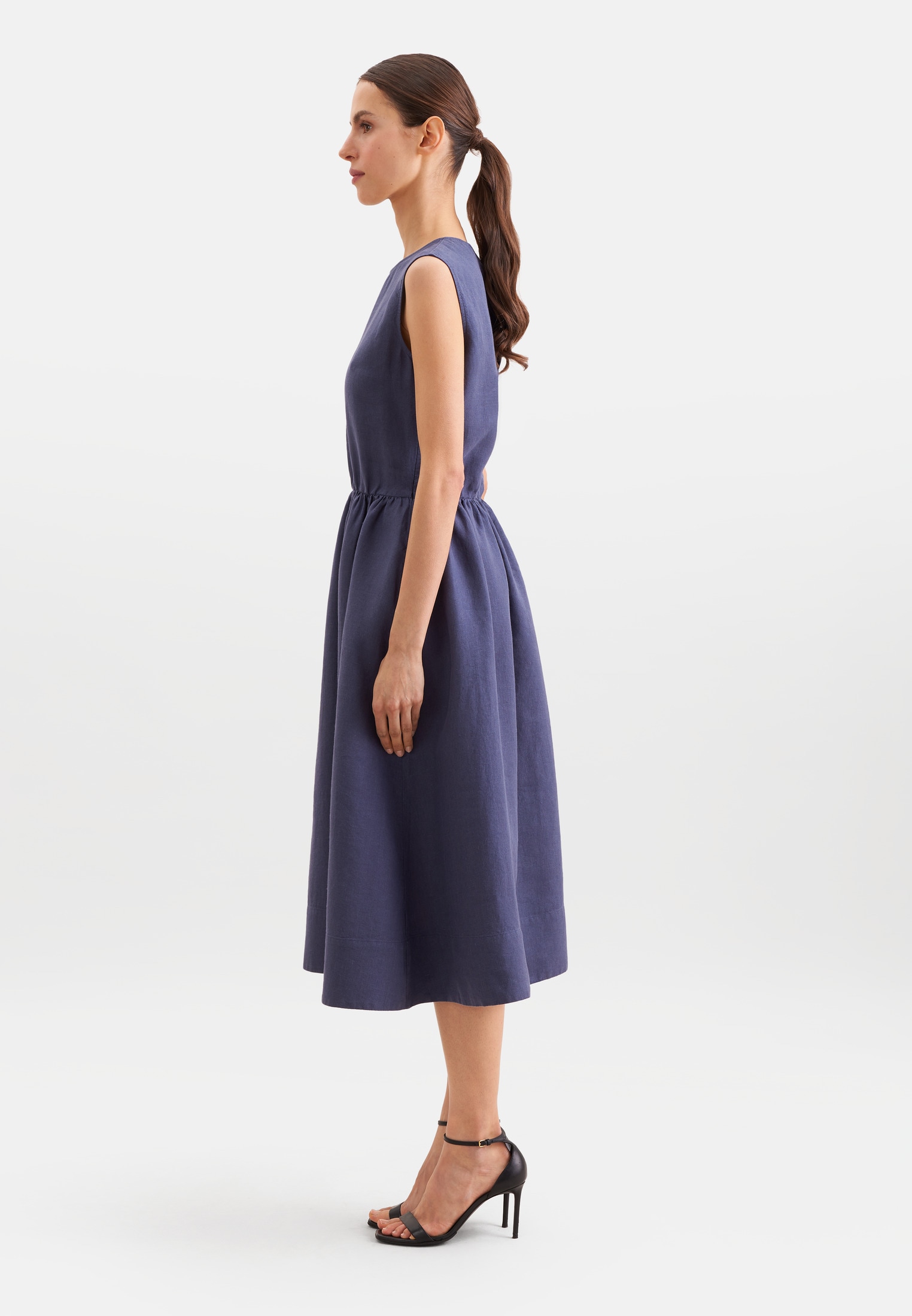 seidensticker Sommerkleid Ohne Arm Rundhals Uni