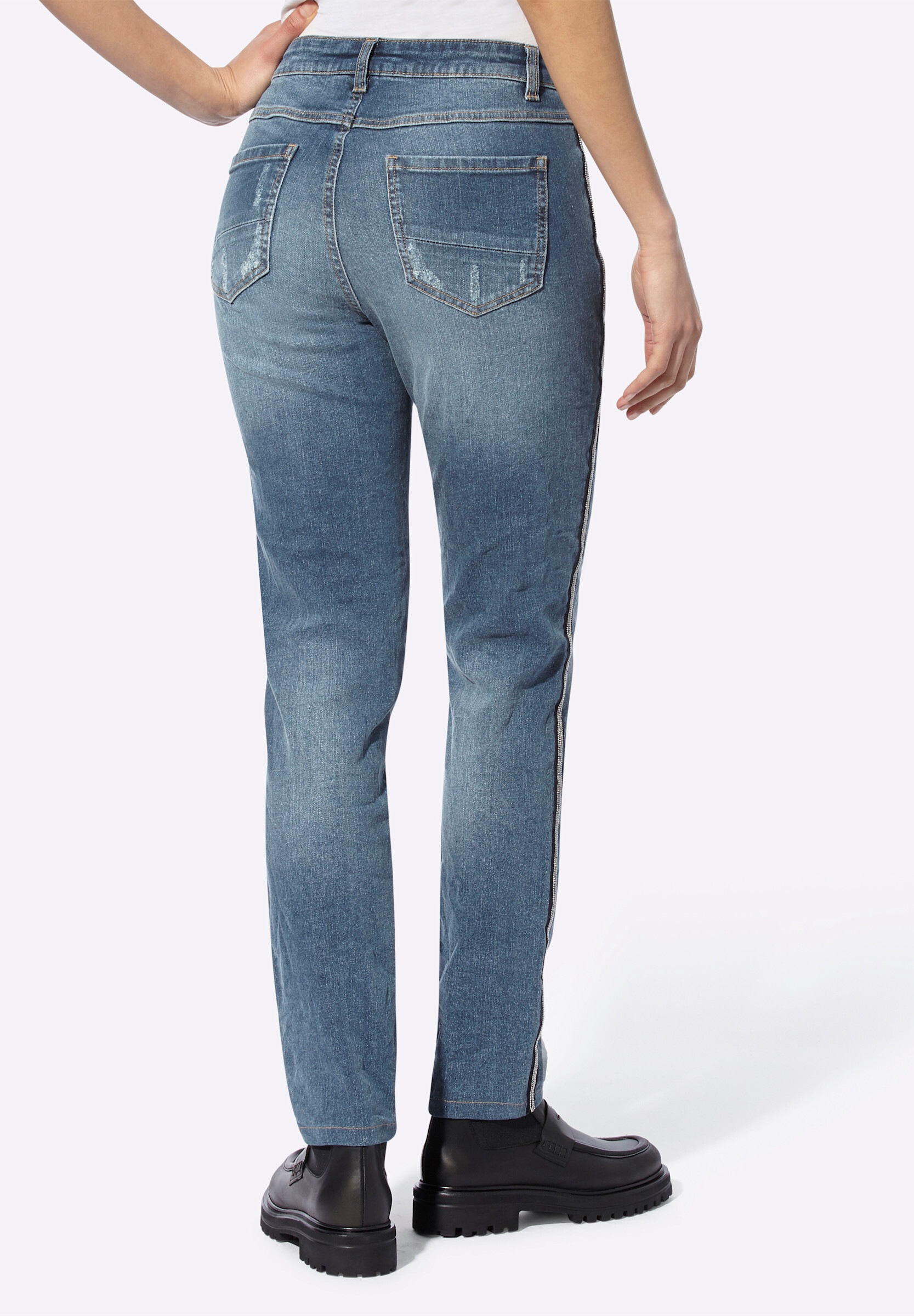heine 5-Pocket-Jeans »Jeans Jeans mit Galonstreifen«