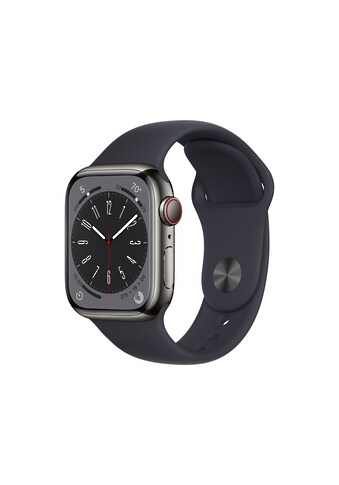 Apple Smartwatch »Series 8, GPS + Cellular, Edelstahl-Gehäuse, 41 mm mit... kaufen